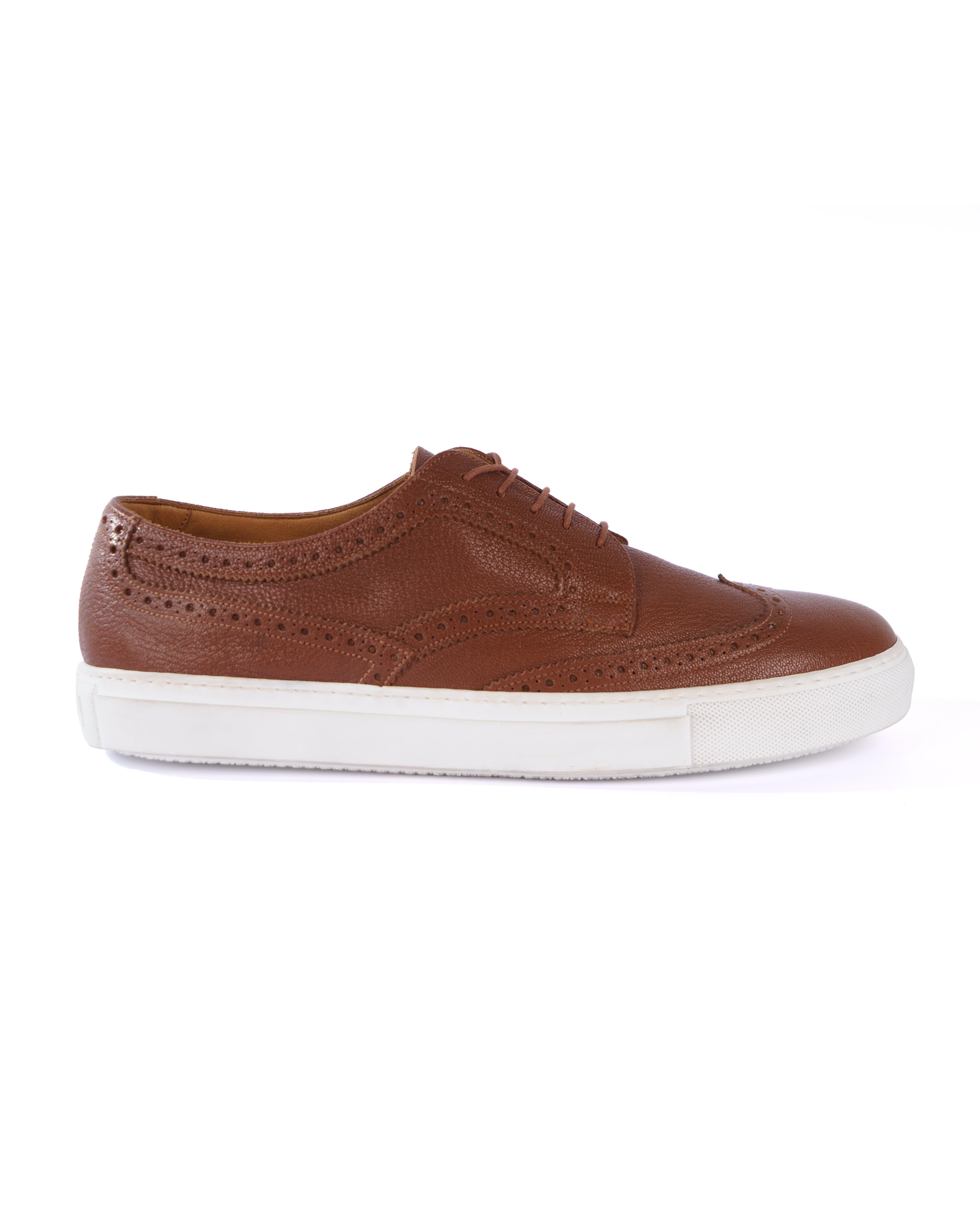 Brown Sneaker Shoes - BEVAVA