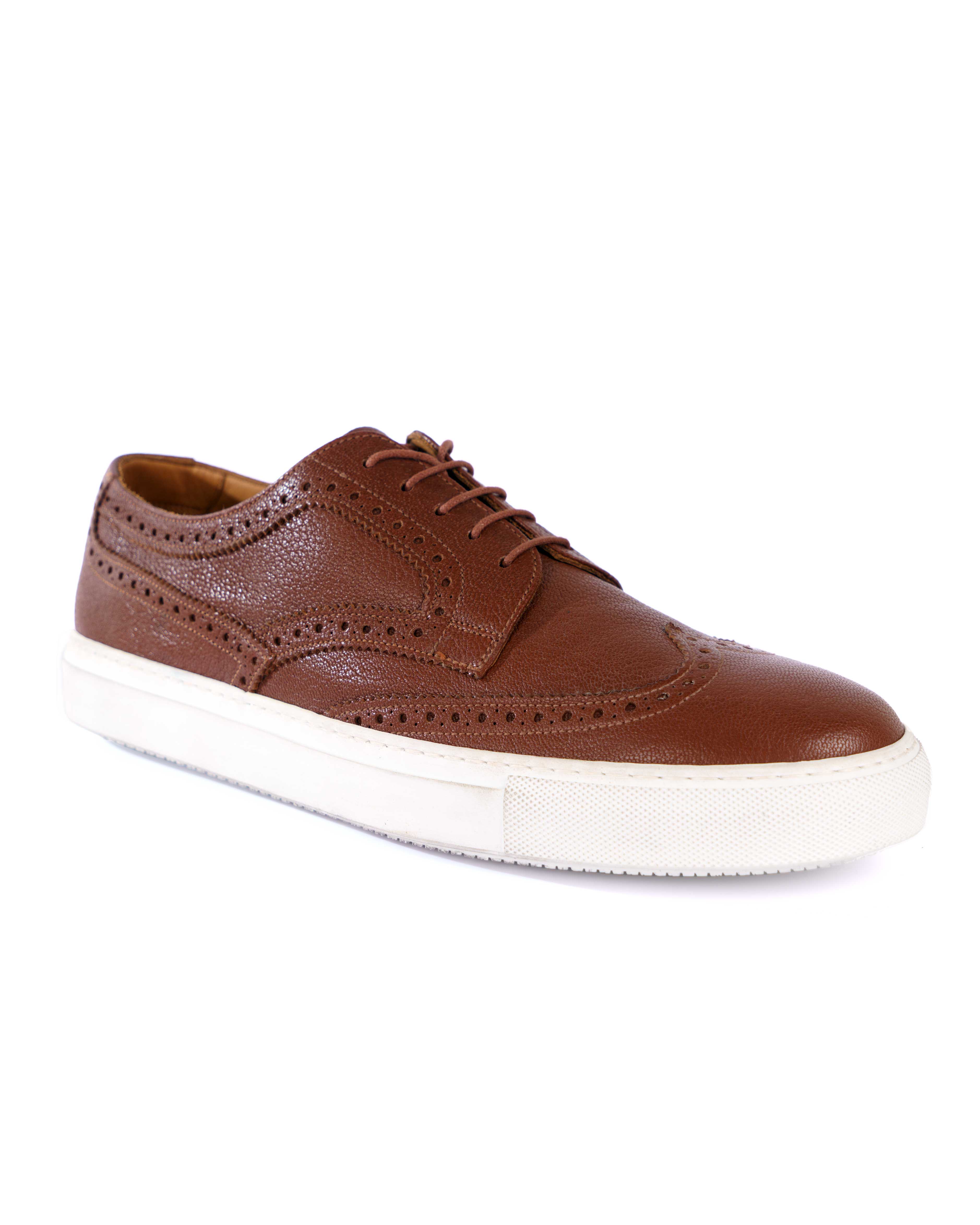 Brown Sneaker Shoes - BEVAVA