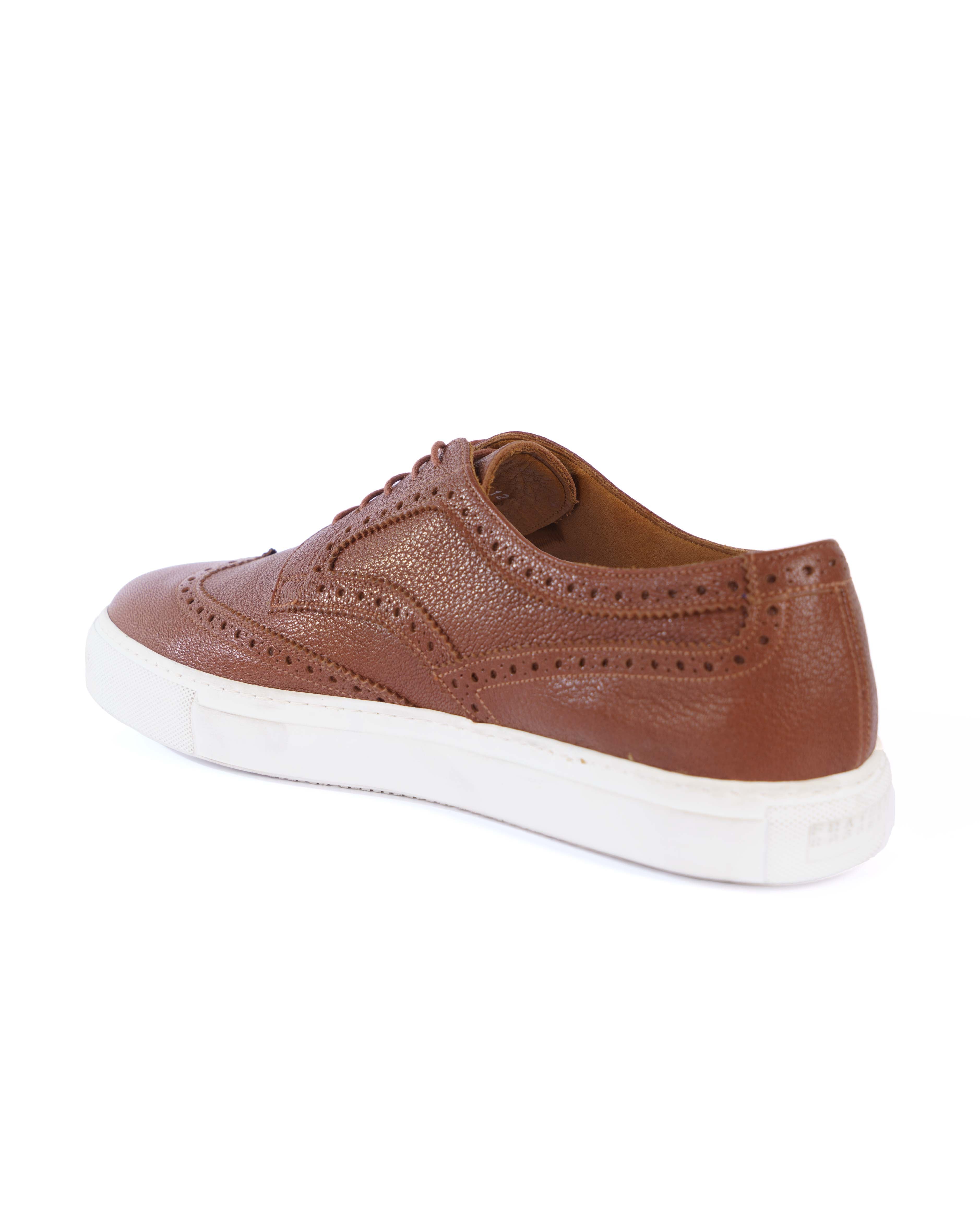 Brown Sneaker Shoes - BEVAVA