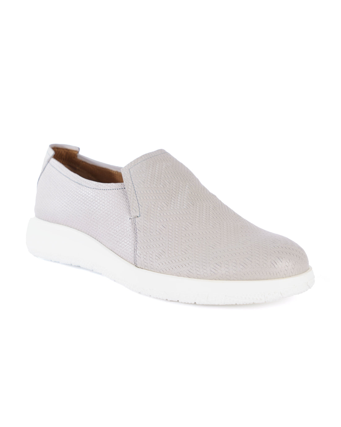 Grey Slip On Shoes - BEVAVA