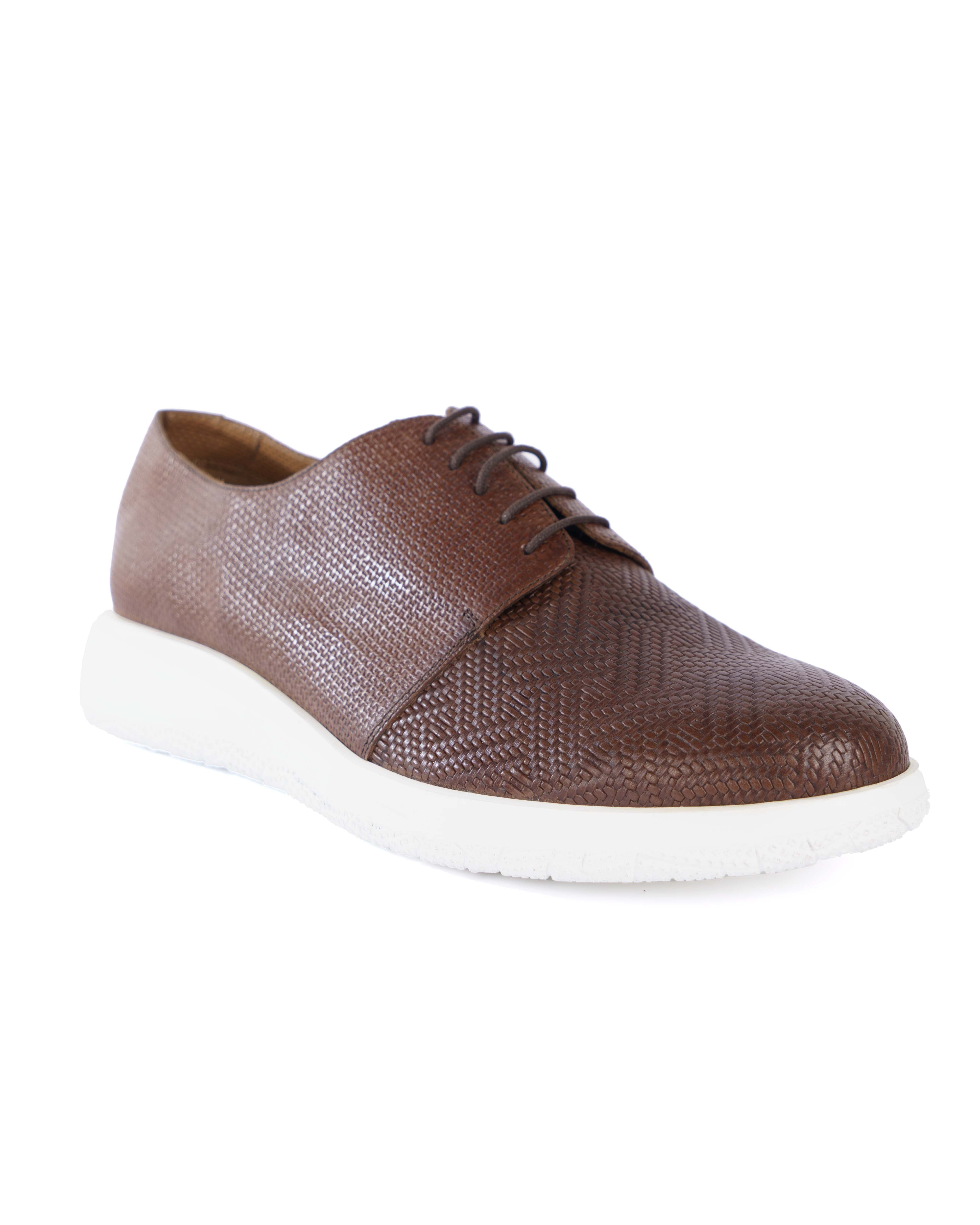 Brown Sneaker Shoes - BEVAVA