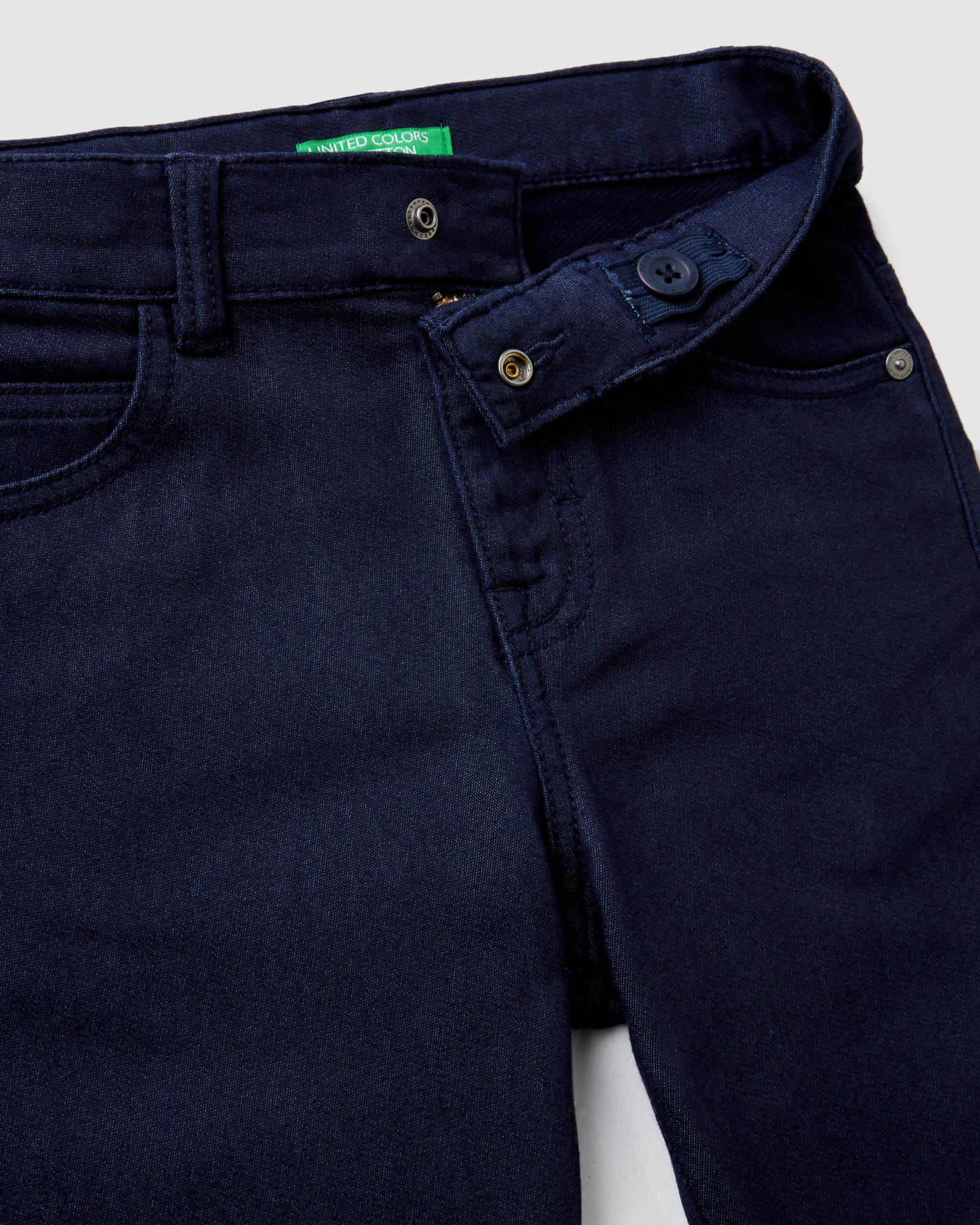 Dark Blue Trousers Benetton