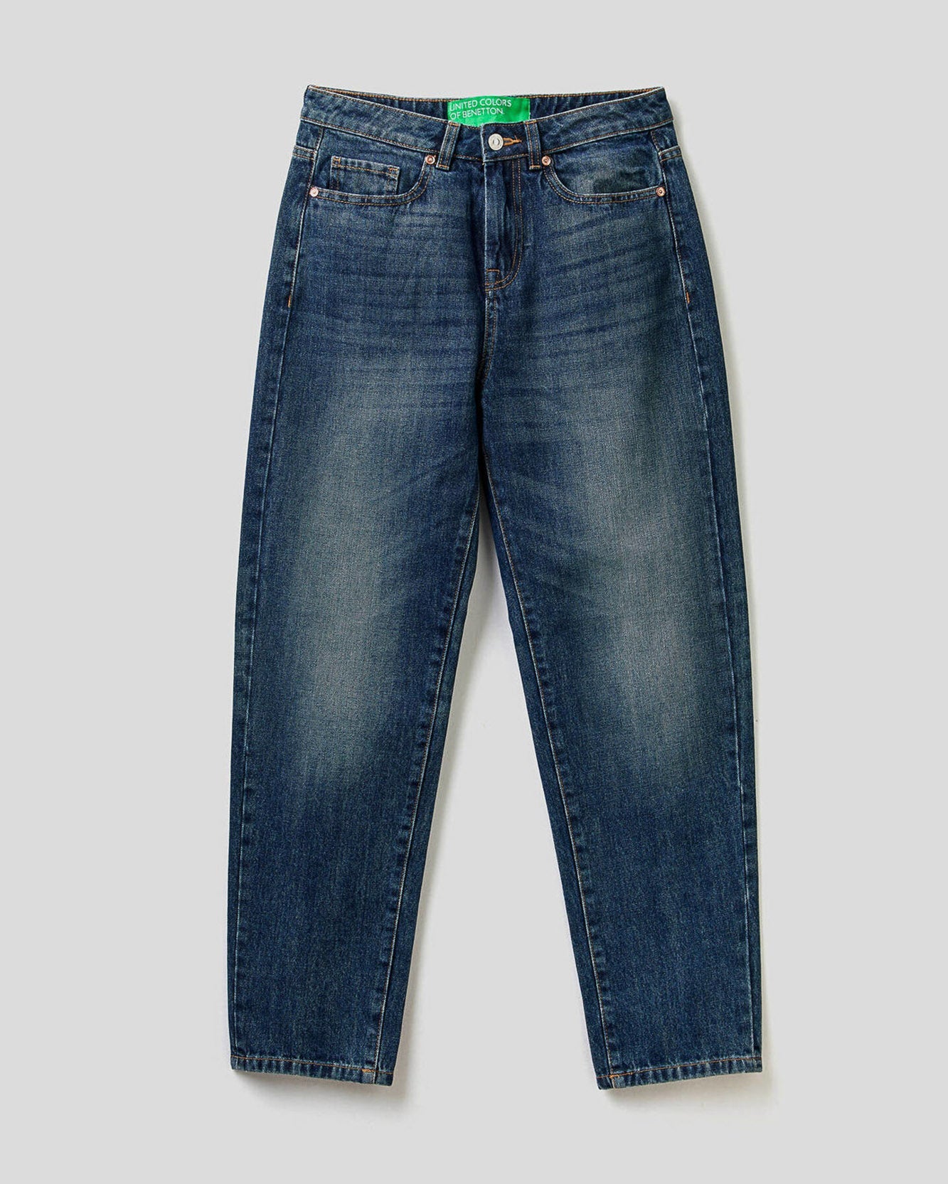 100% COTTON BOYFRIEND JEANS Benetton
