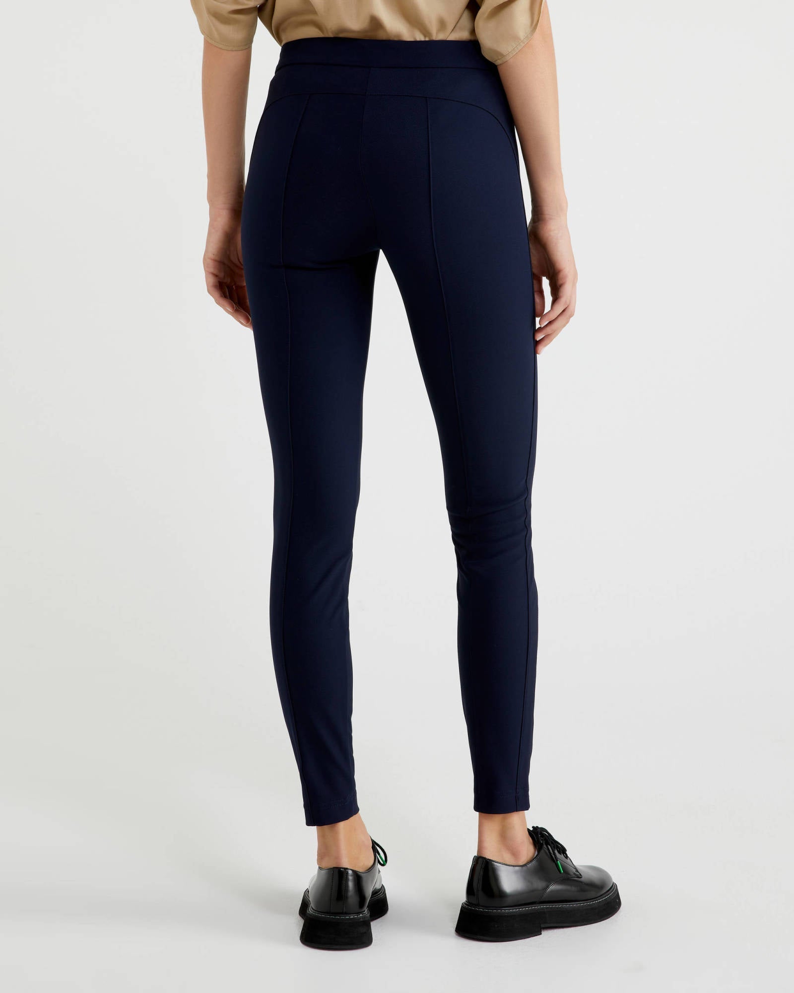 Dark Blue Trousers Benetton