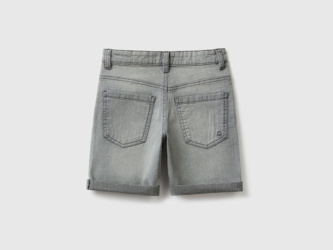 Slim Fit Bermudas In "Eco-Recycle" Denim_4XA2C9013_800_02
