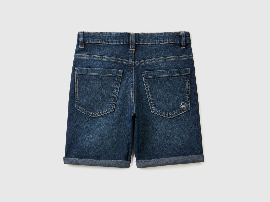 Slim Fit Bermudas In "Eco-Recycle" Denim_4XA2C9013_901_02