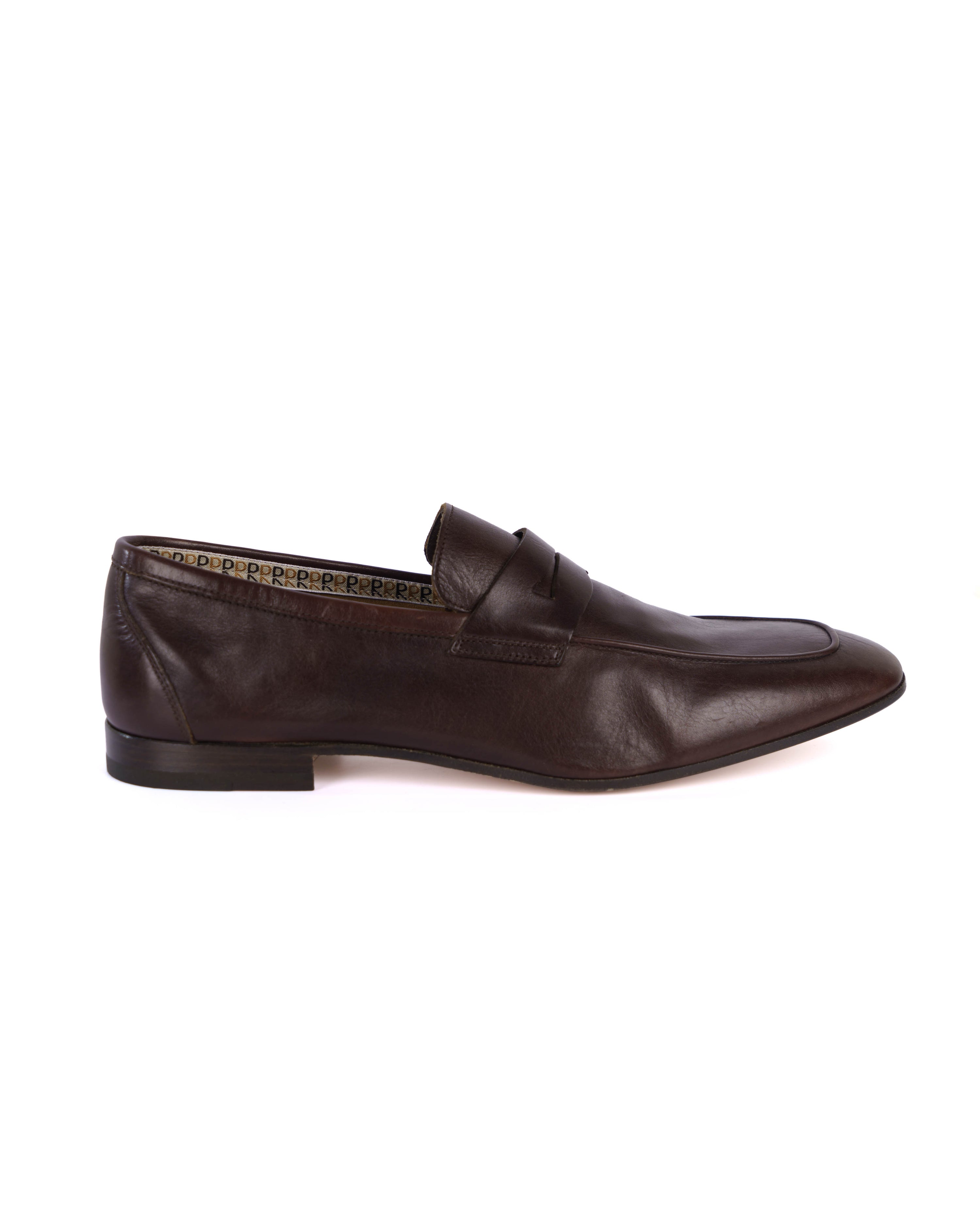 Black Loafer Shoes - BEVAVA