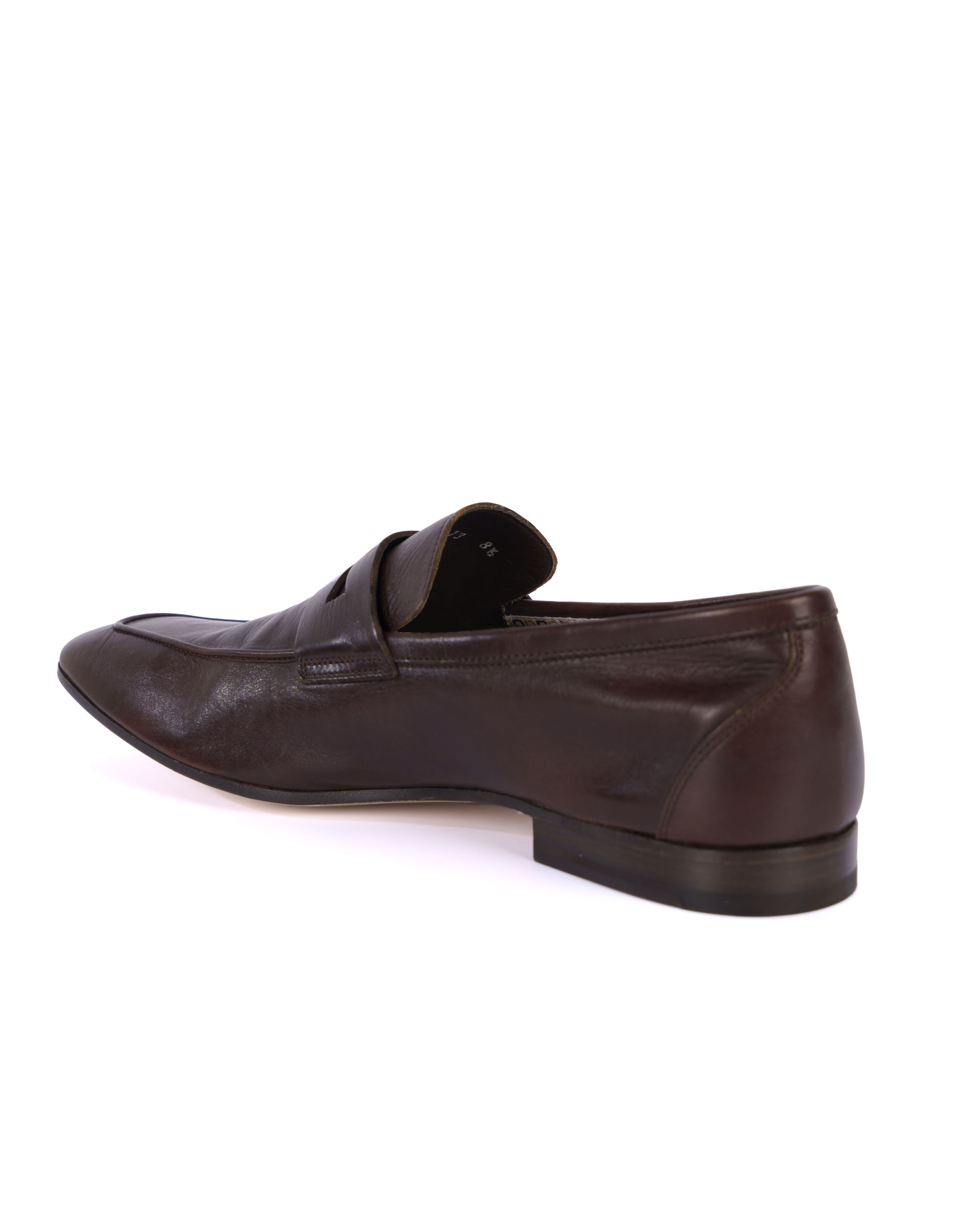 Black Loafer Shoes - BEVAVA