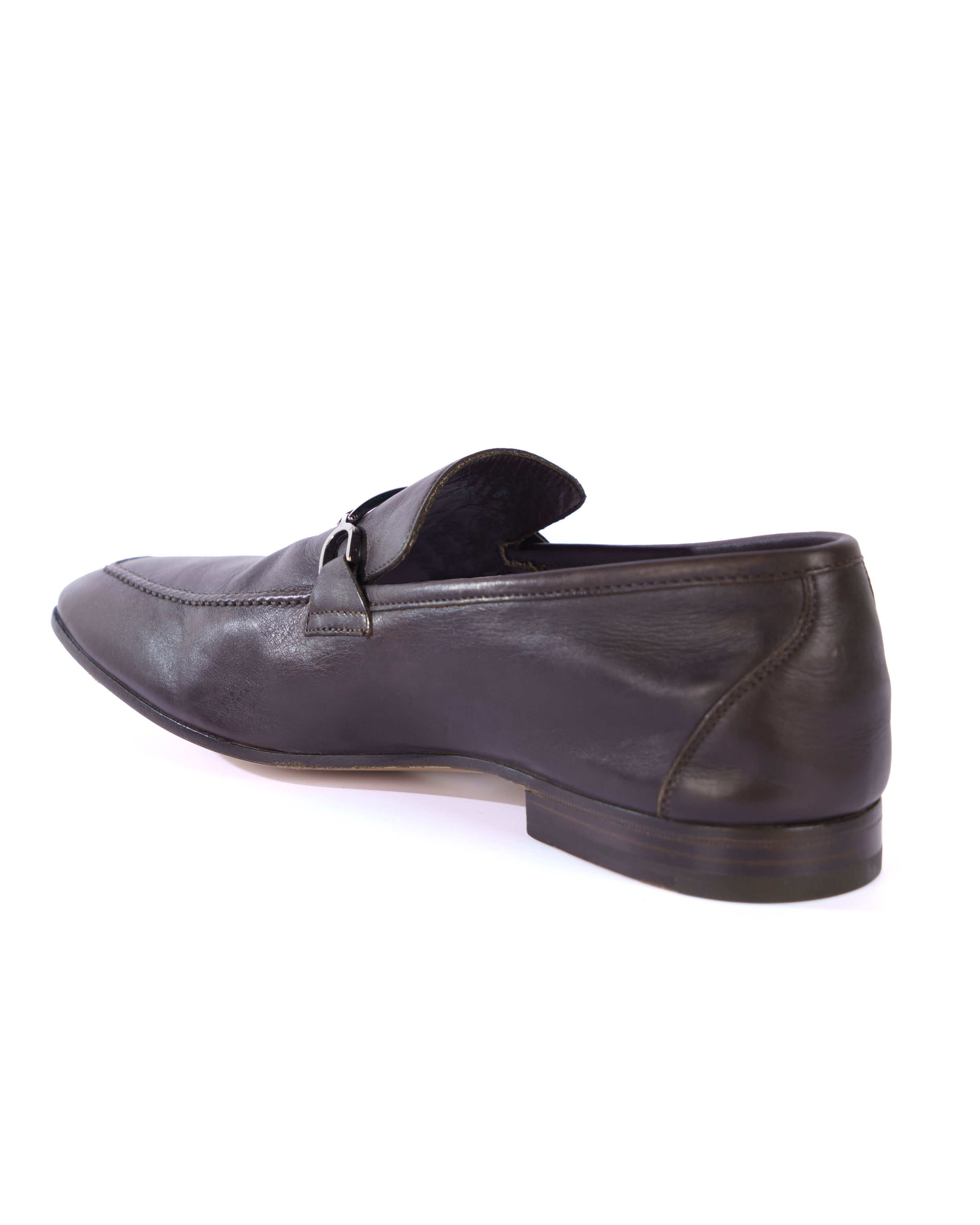 Brown Loafer Shoes - BEVAVA
