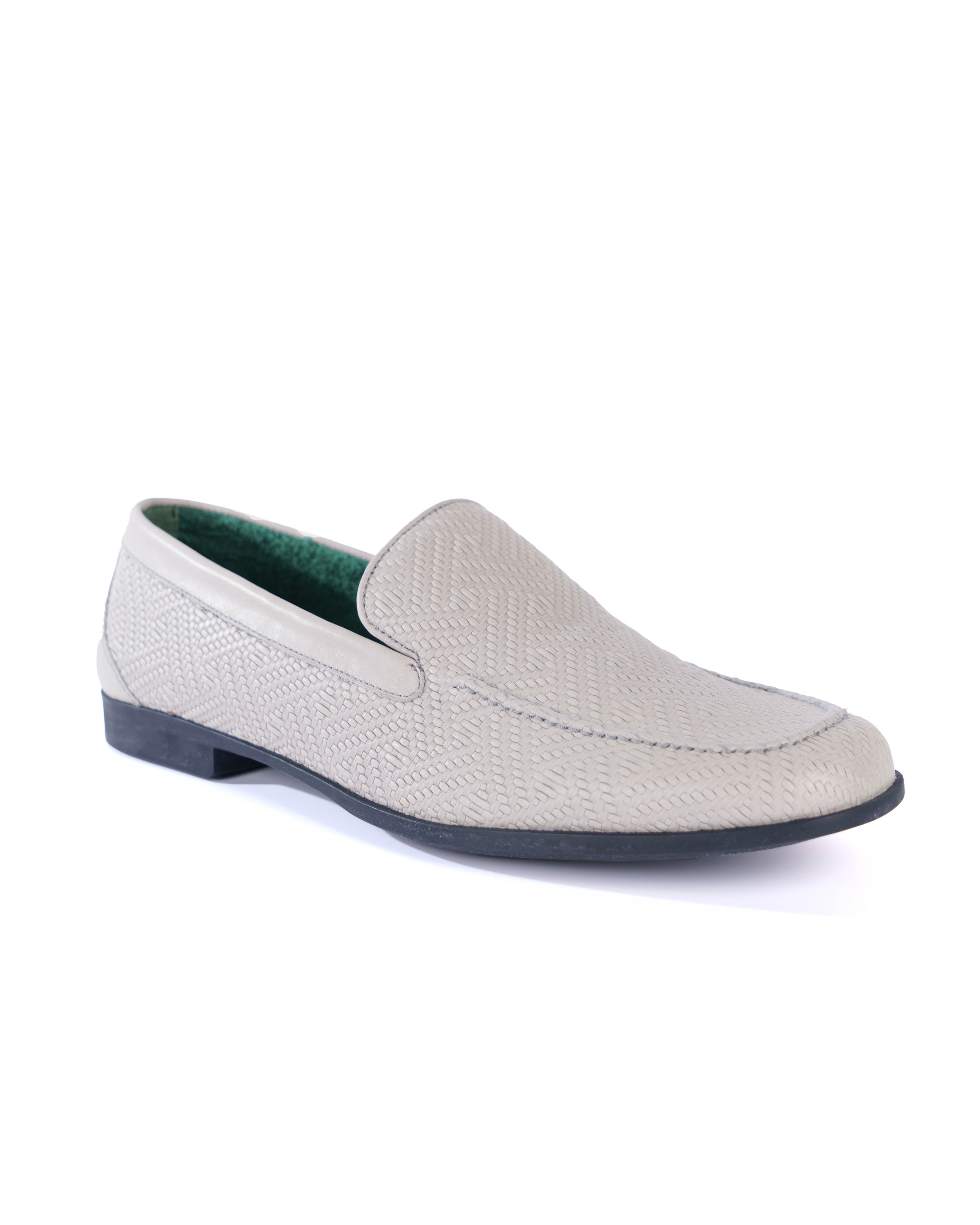 Brown Loafer Shoes - BEVAVA