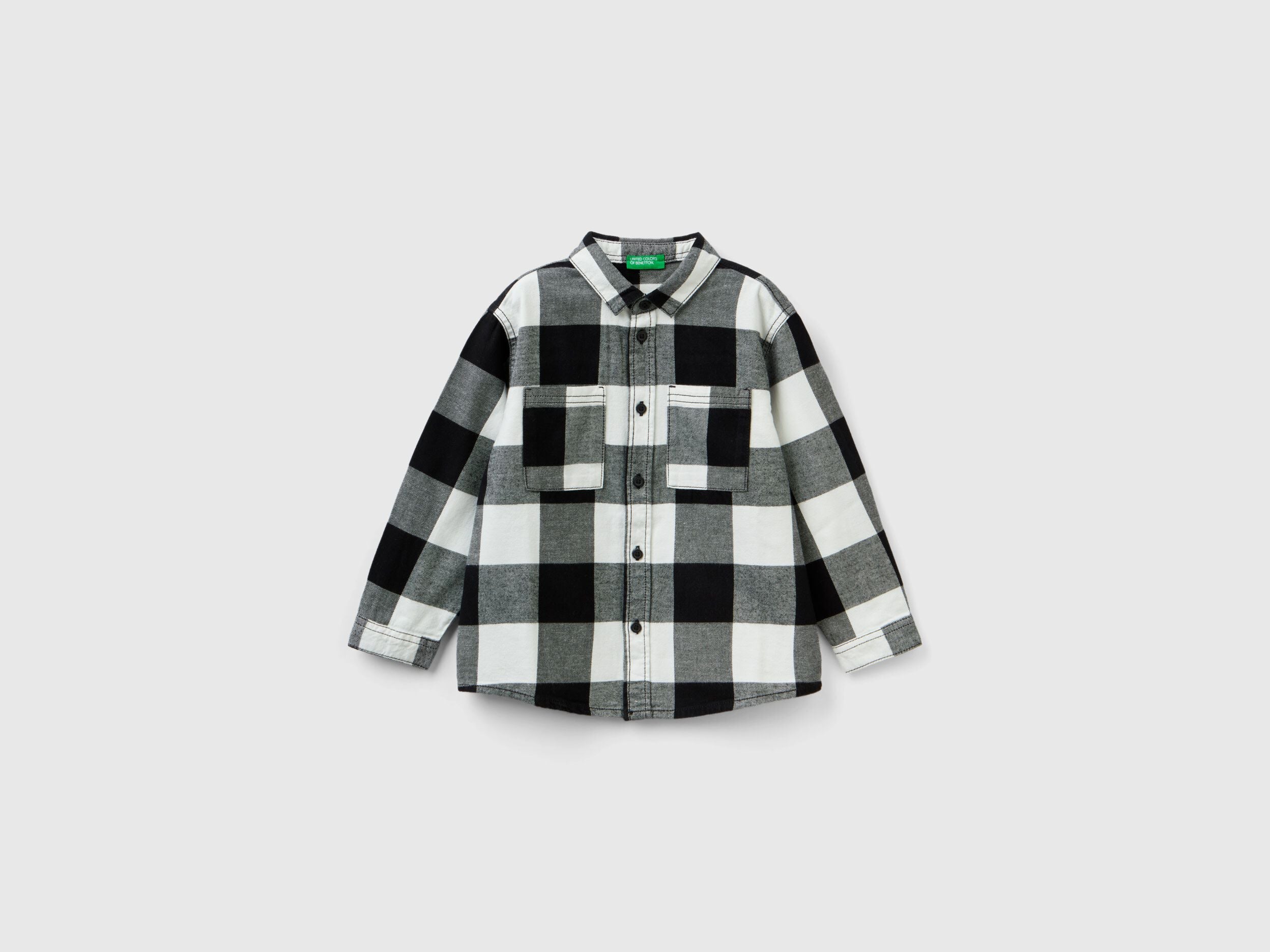 Plaid Shirt In 100% Cotton - BEVAVA