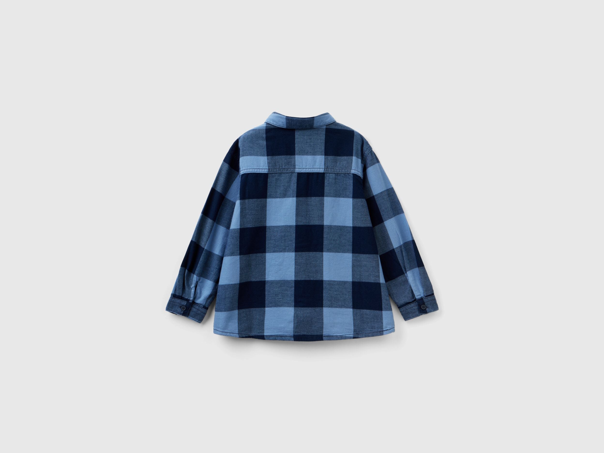 Plaid Shirt In 100% Cotton - BEVAVA