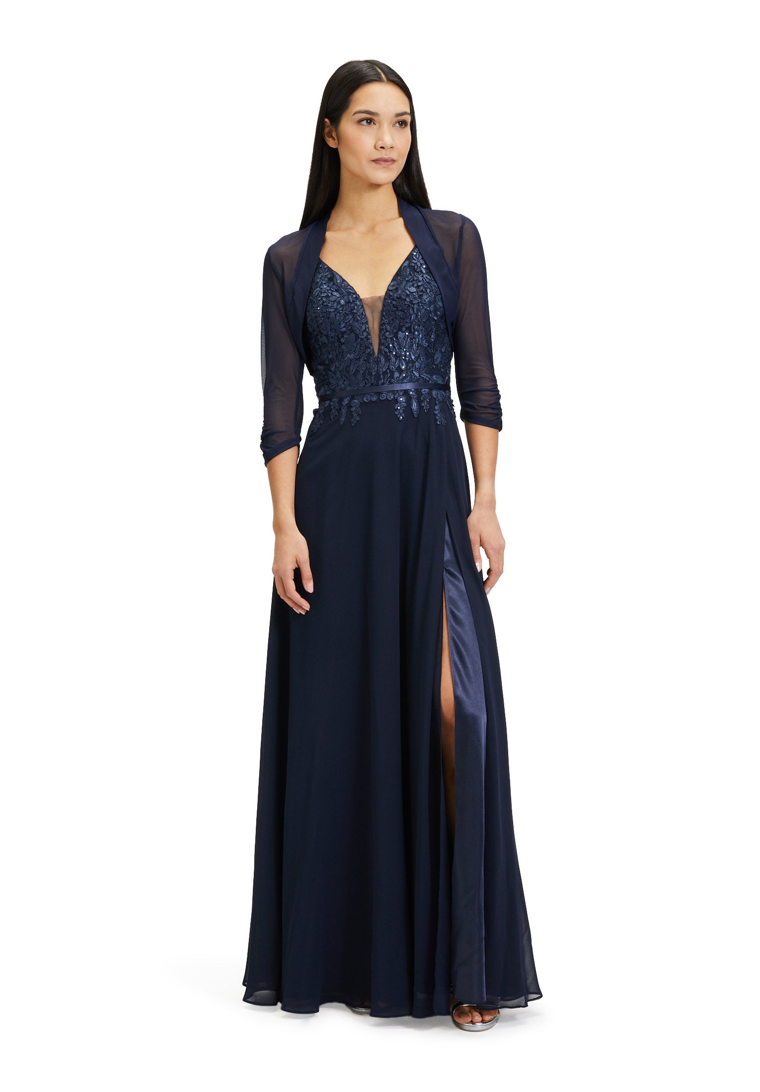 Figure-Hugging Bolero Jacket_8791-4180_8541_04