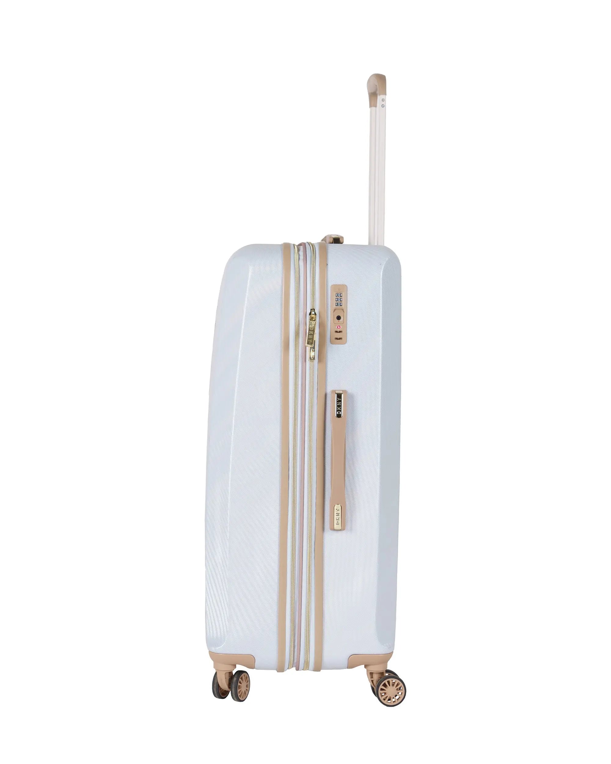 DKNY White Large Luggage - BEVAVA