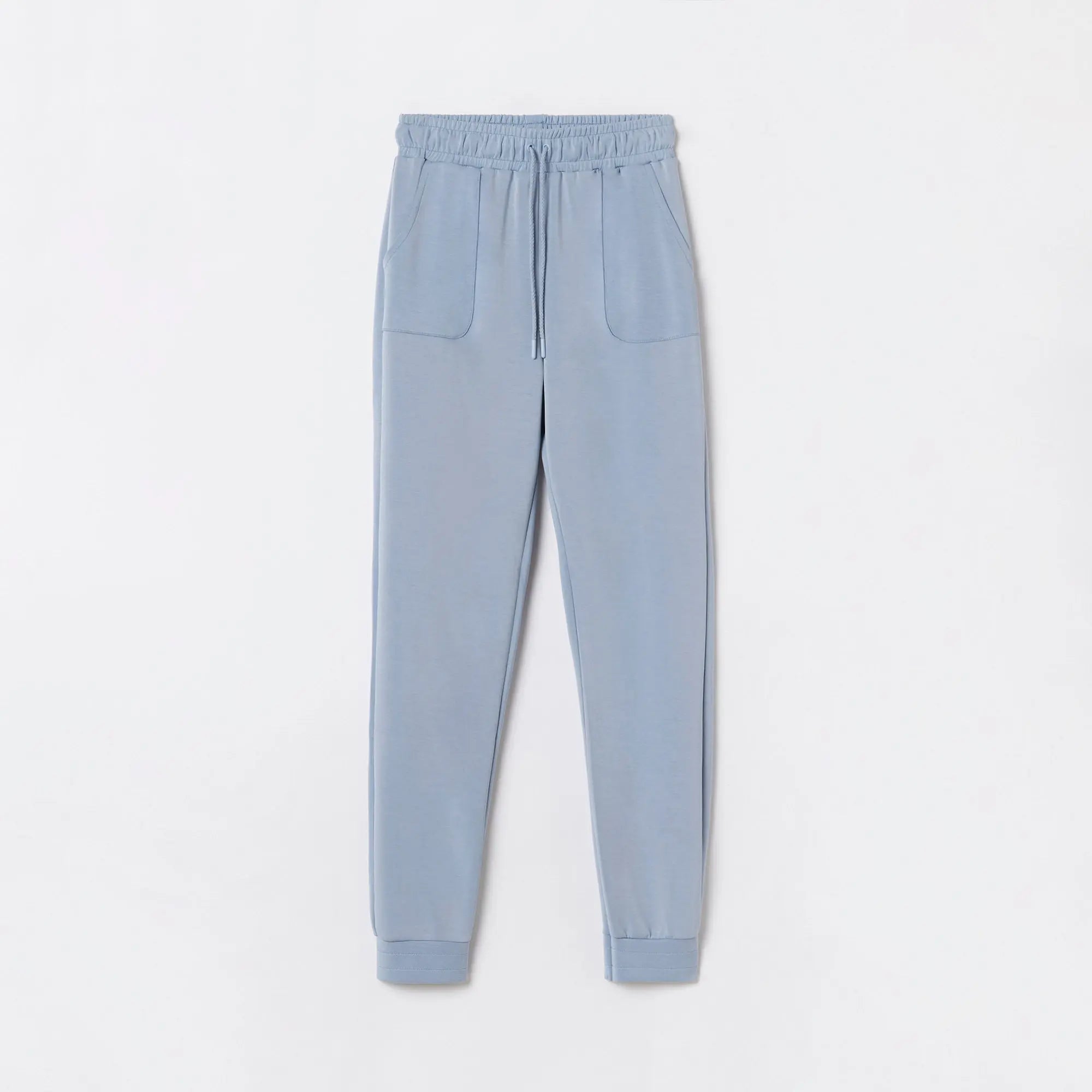 Powder Blue Full-Long Trousers - BEVAVA