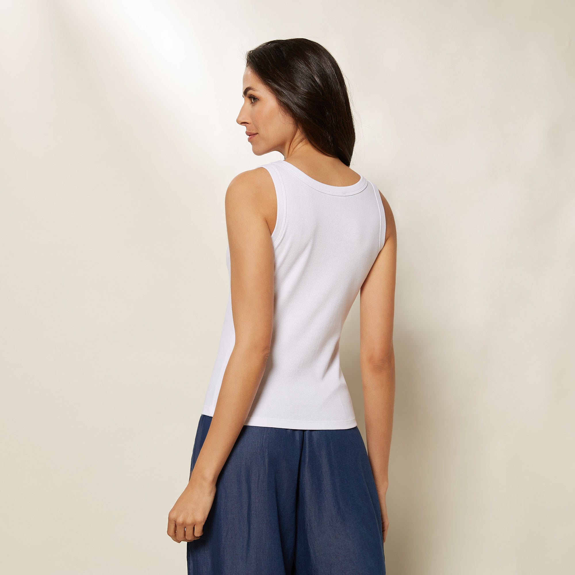 Optical White Tank Top Yamamay