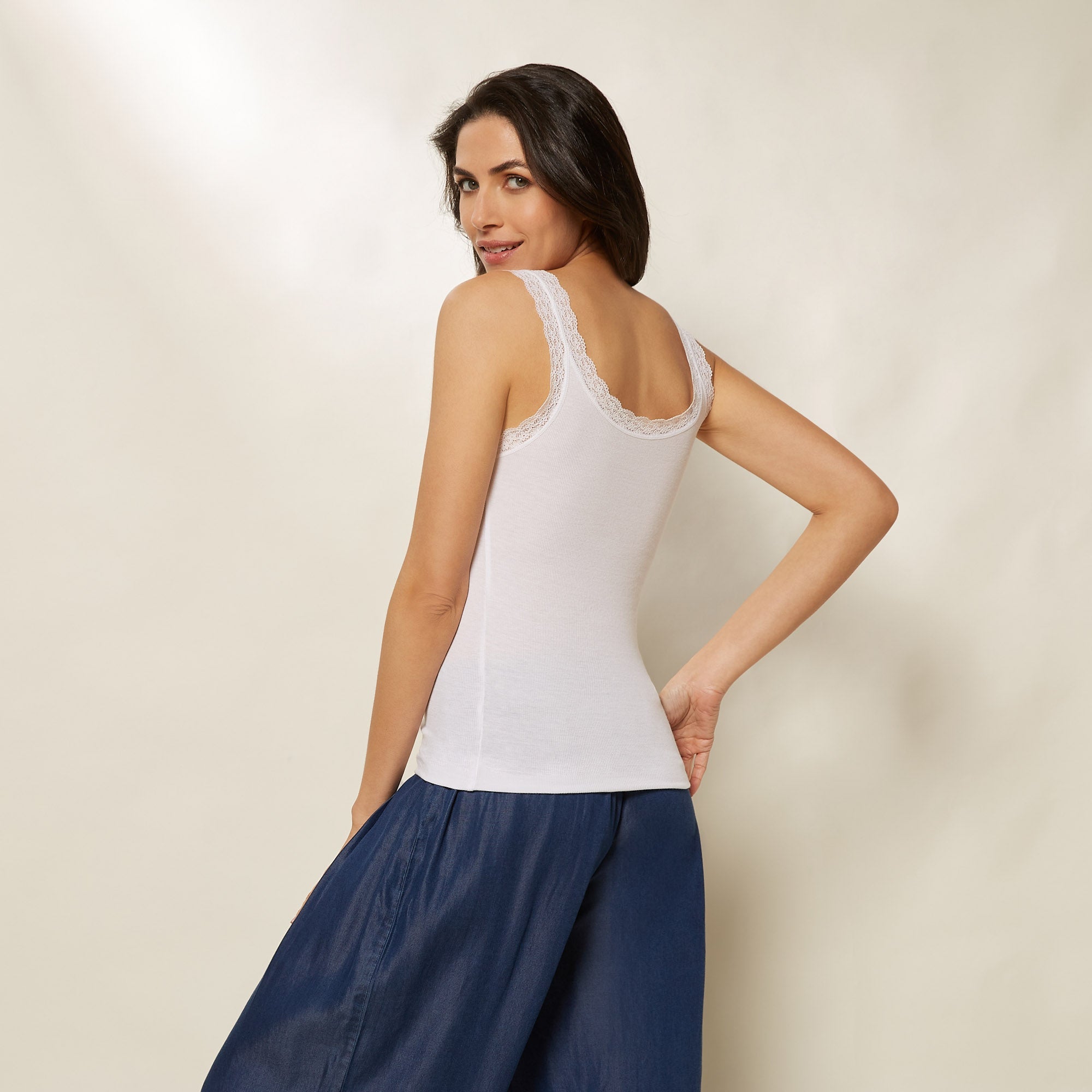 Optical White Tank Top Yamamay