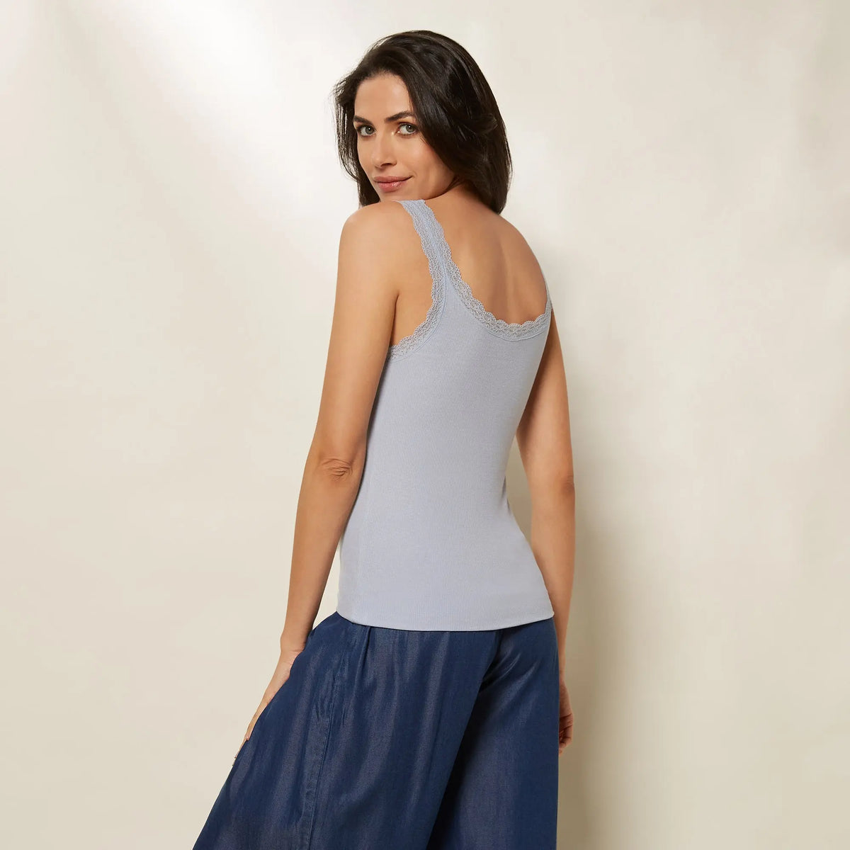 Powder Blue Tank Top - BEVAVA