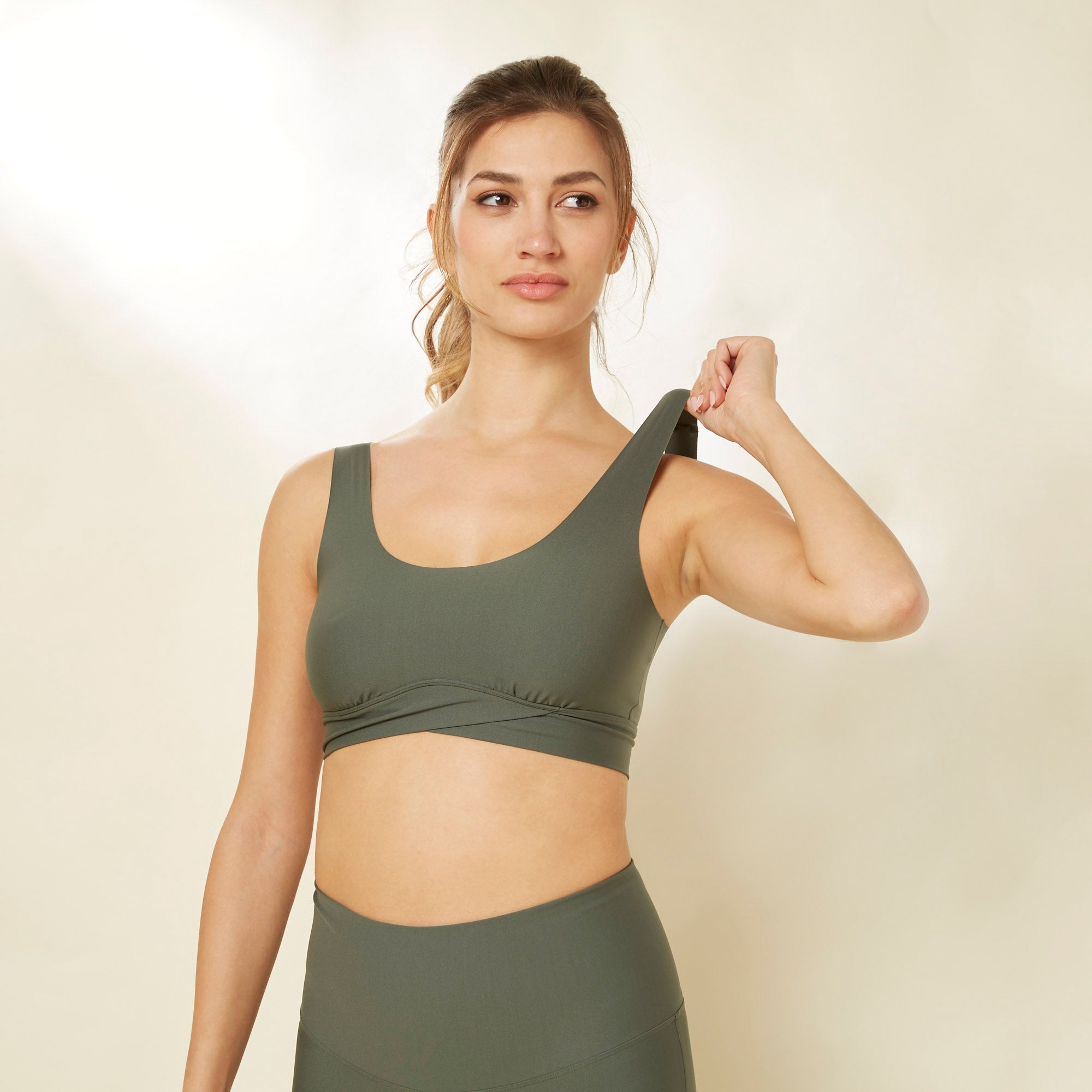 Hunter Green Shaping Top Yamamay