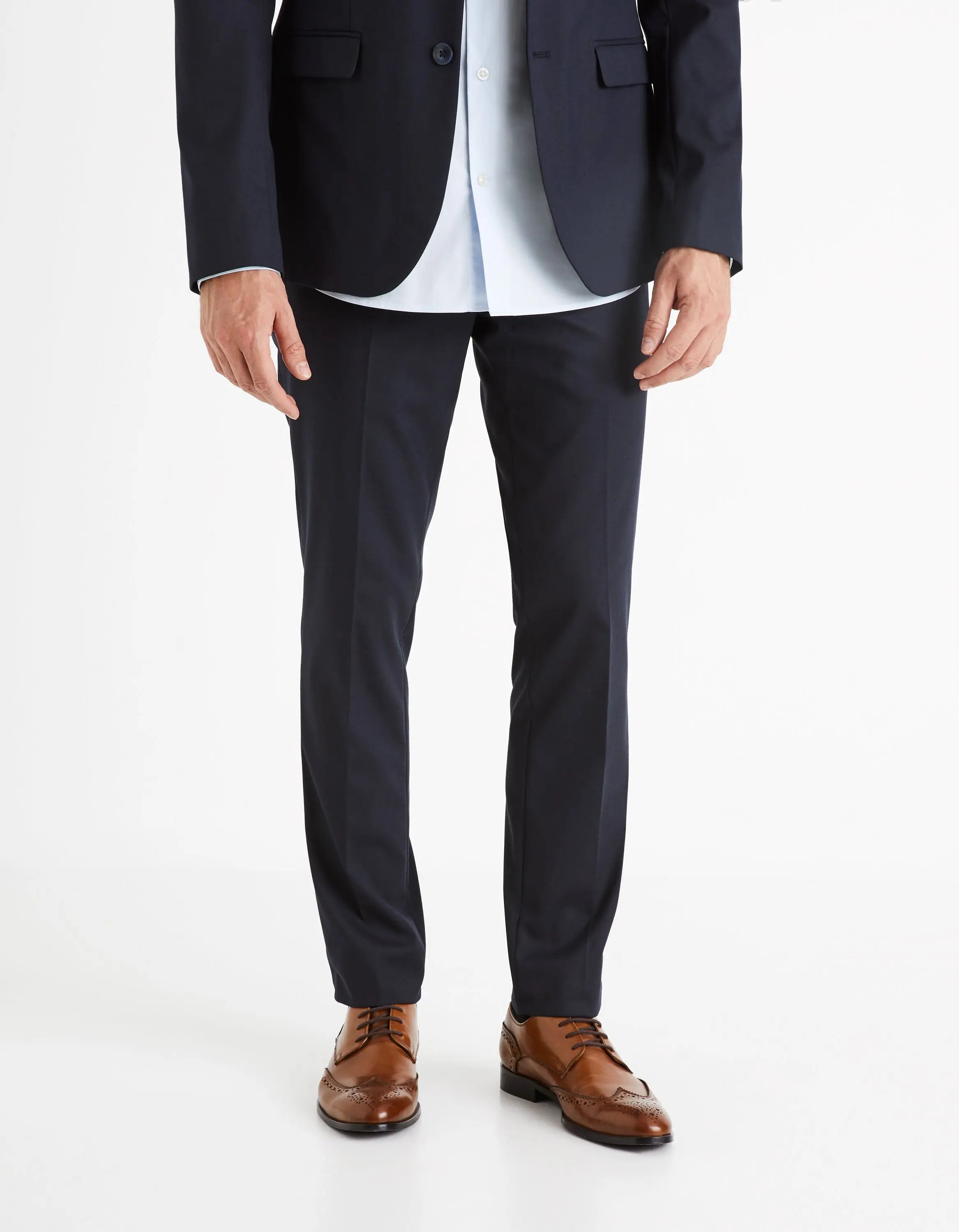 Amaury Slim Suit Trousers - Navy_BOAMAURY_MARINE_02