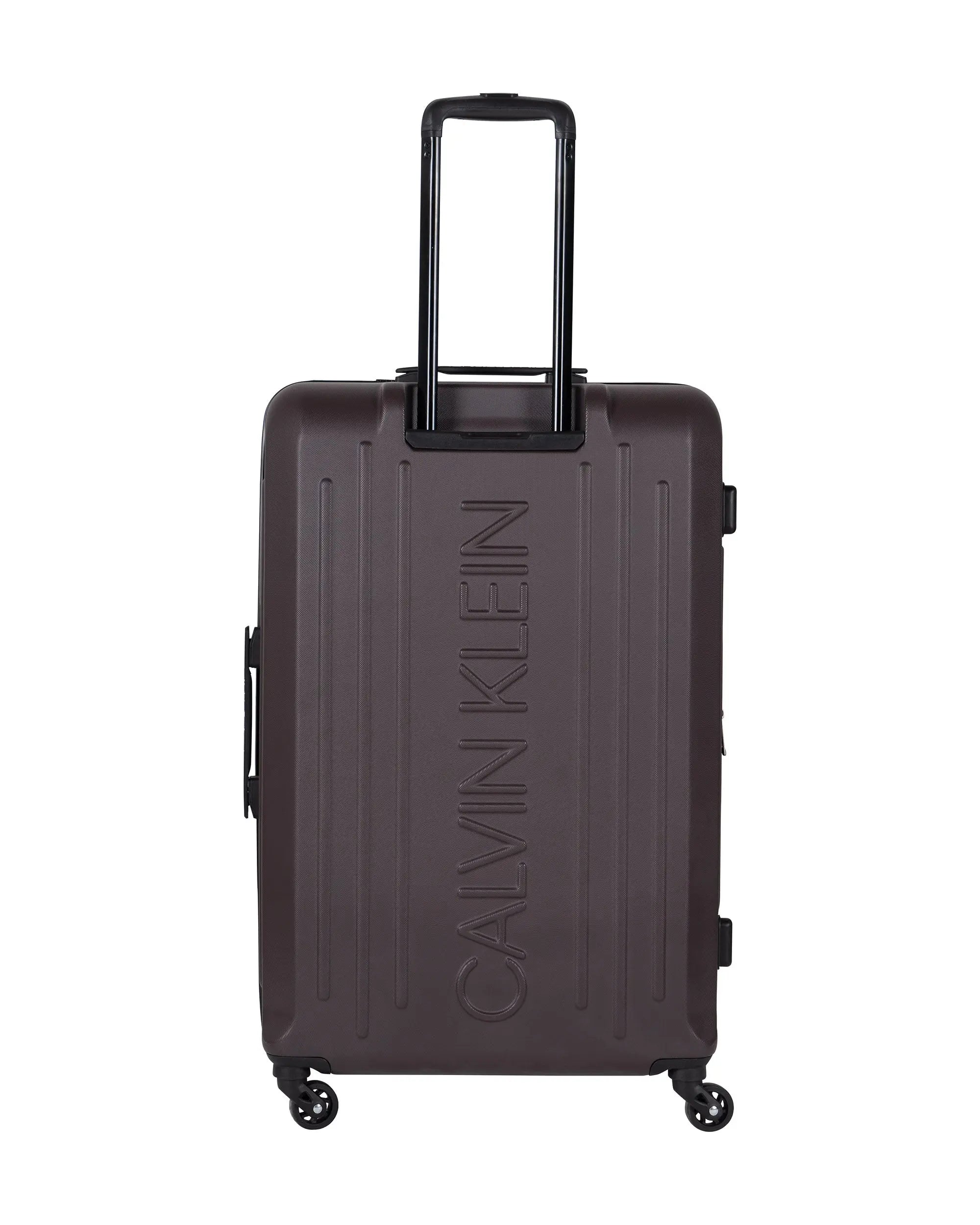 Calvin Klein Brown Large Luggage - BEVAVA