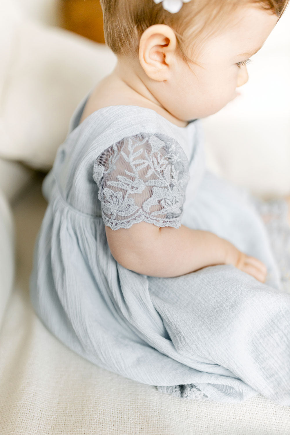 Manon Dress Light Blue - BEVAVA