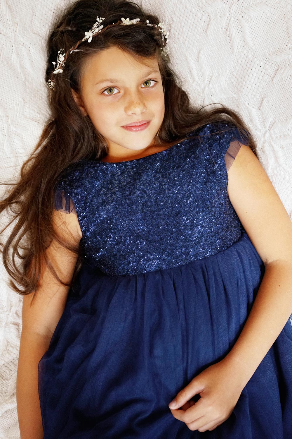 Stella Dress Night Blue - BEVAVA