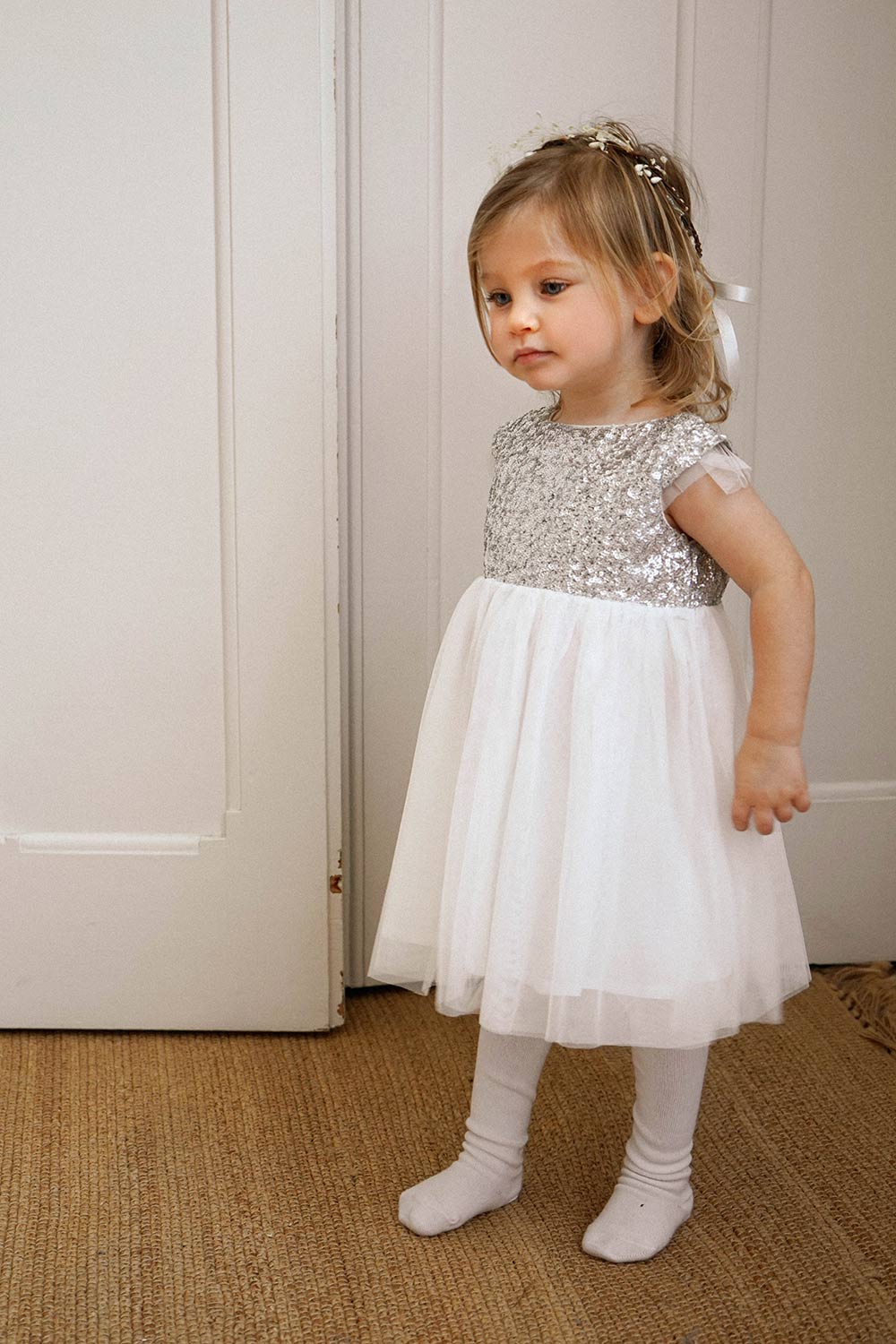 Stella Dress Silver - BEVAVA