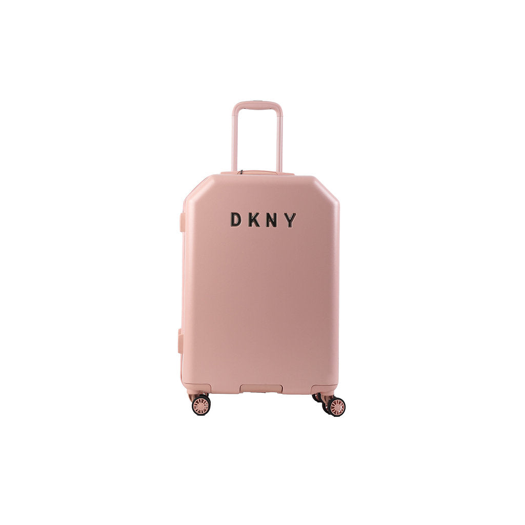 DKNY Pink Medium Luggage-1