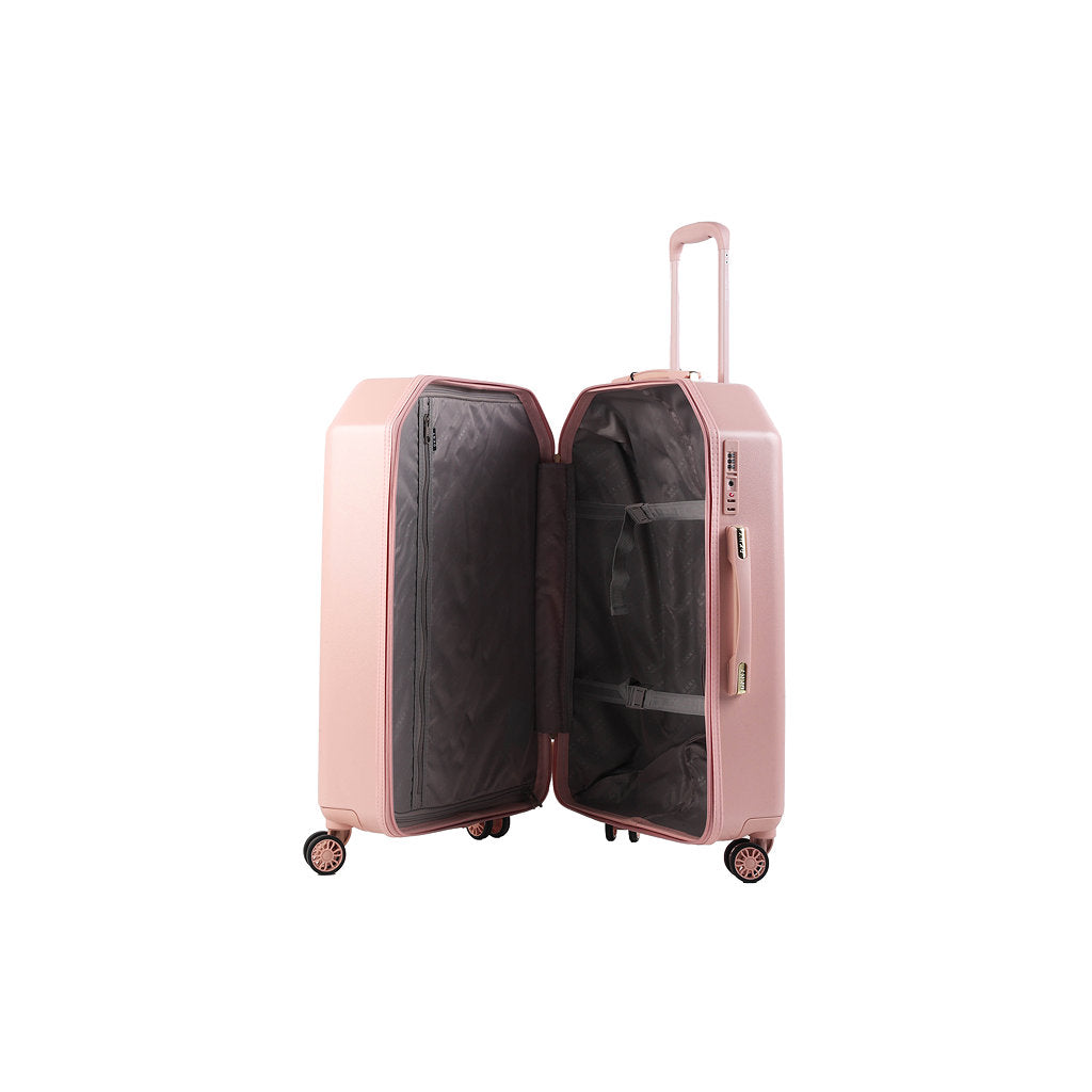 DKNY Pink Medium Luggage-4