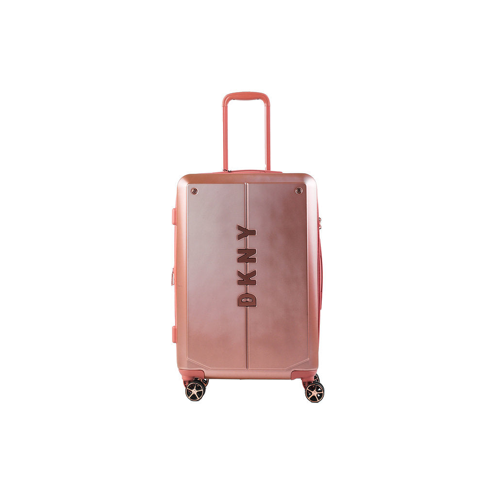 DKNY Pink Medium Luggage-1