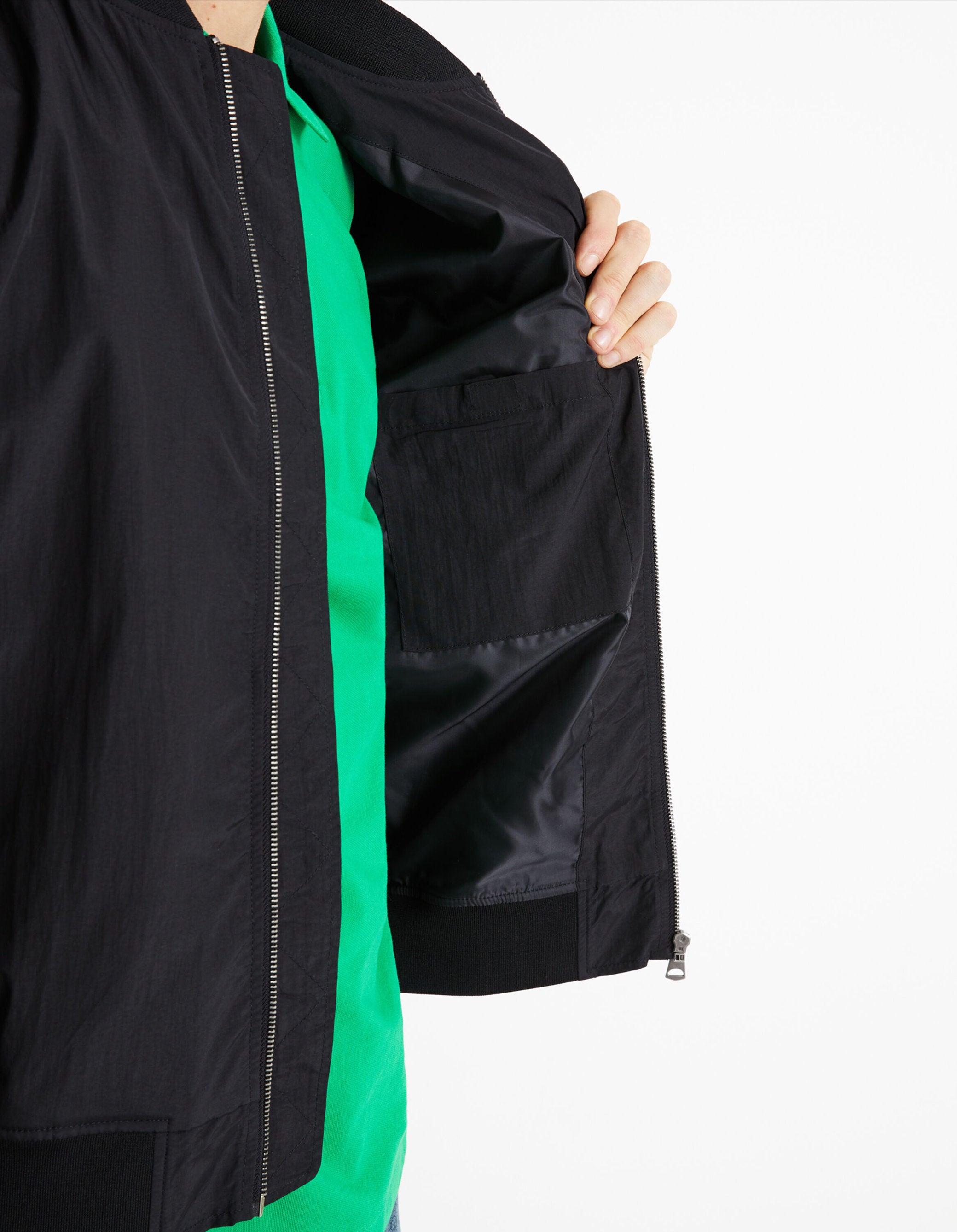 Water-Repellent Jacket - Black_DUBLUZ_BLACK_05