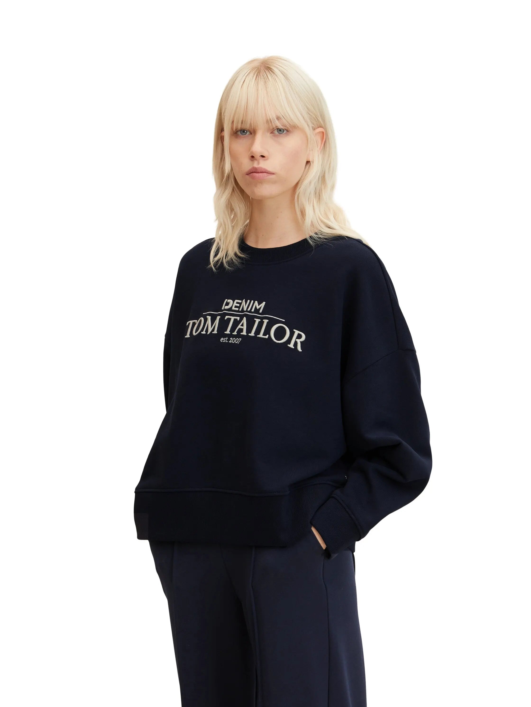 Denim Sweatshirts - BEVAVA