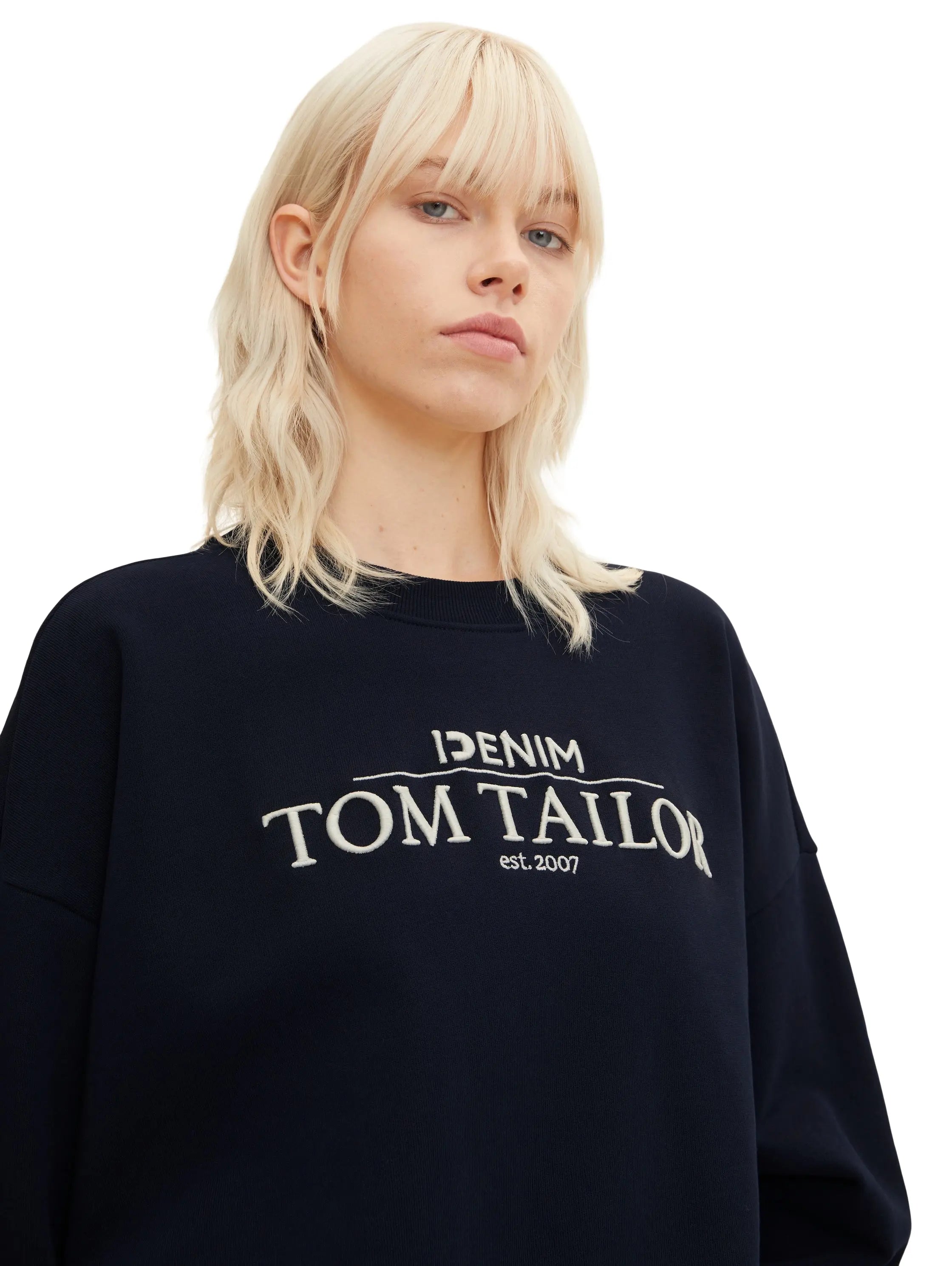 Denim Sweatshirts - BEVAVA