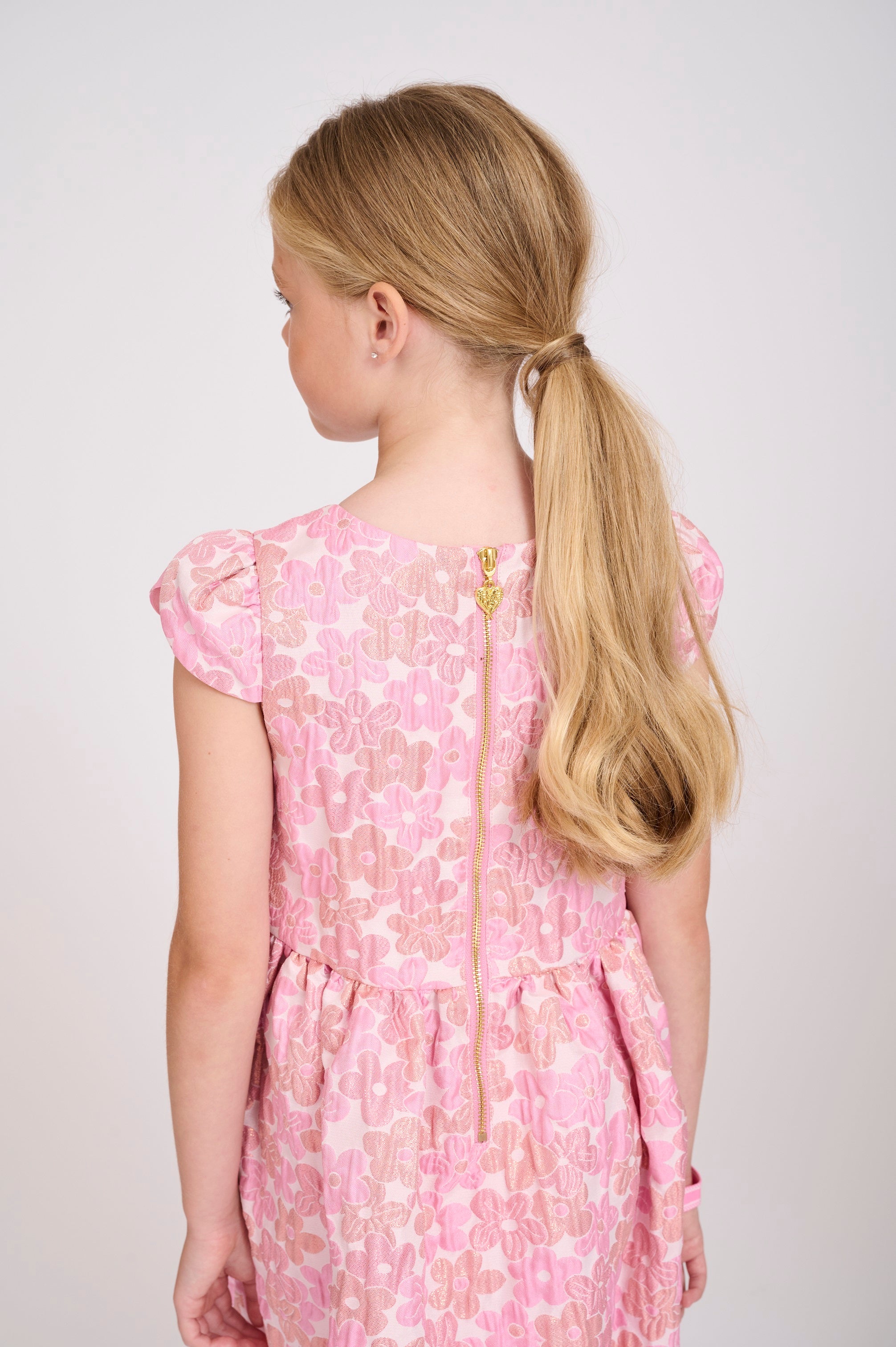 Desiree Flower Dress Pink - BEVAVA