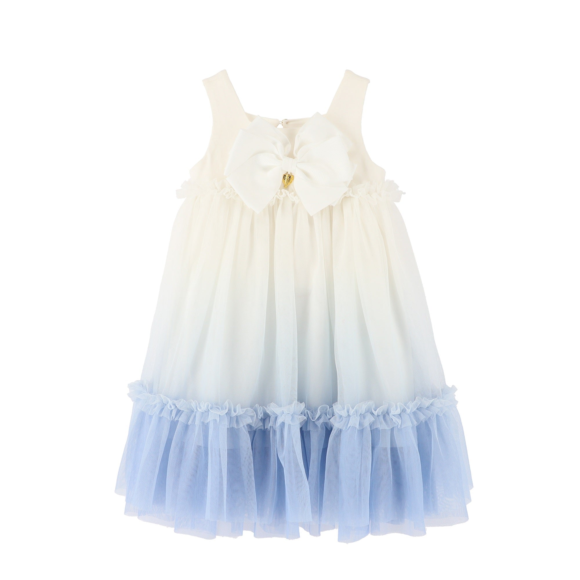 Donatella Dress Snowdrop Blue - BEVAVA