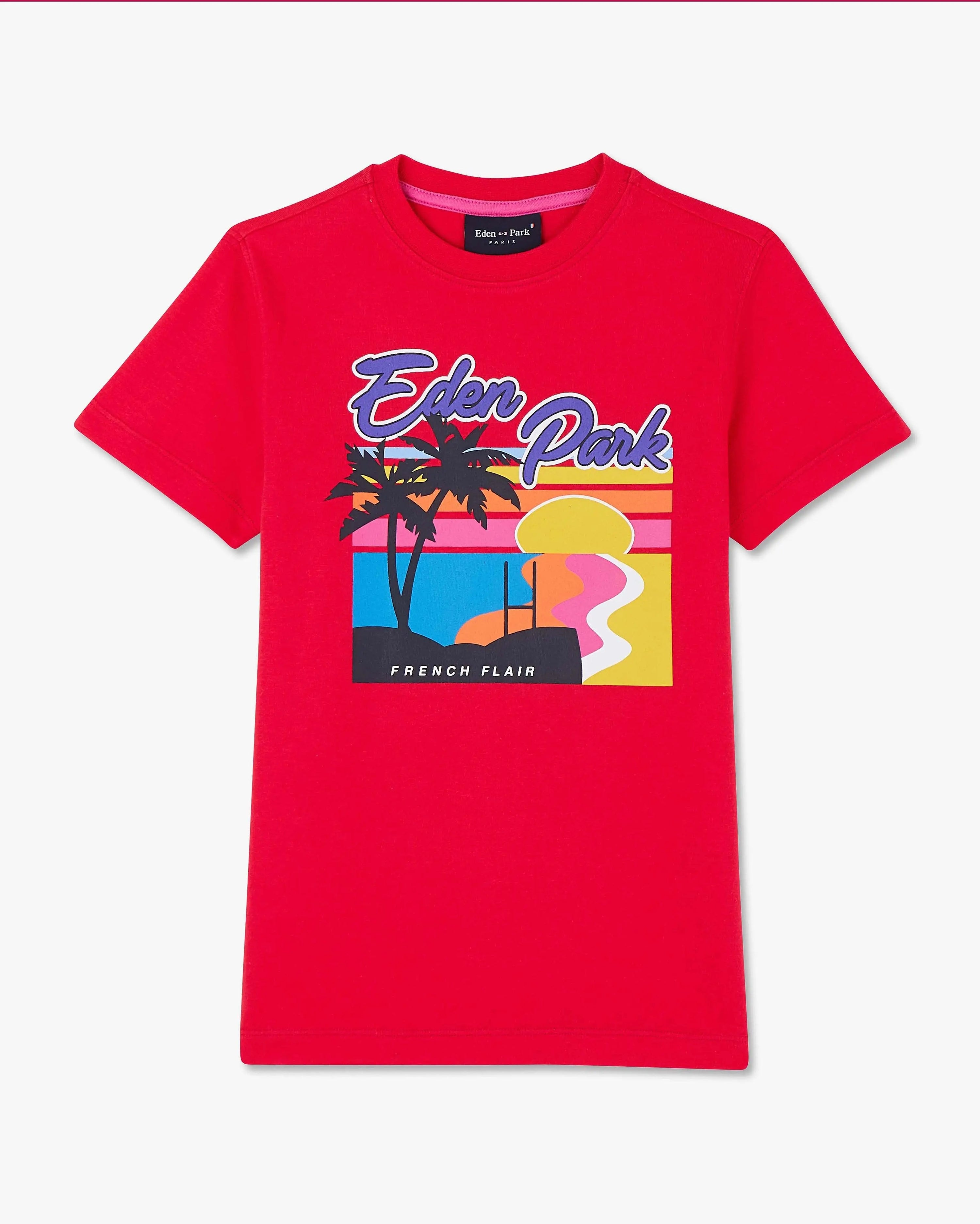 Red T-Shirt Manches Courtes - BEVAVA
