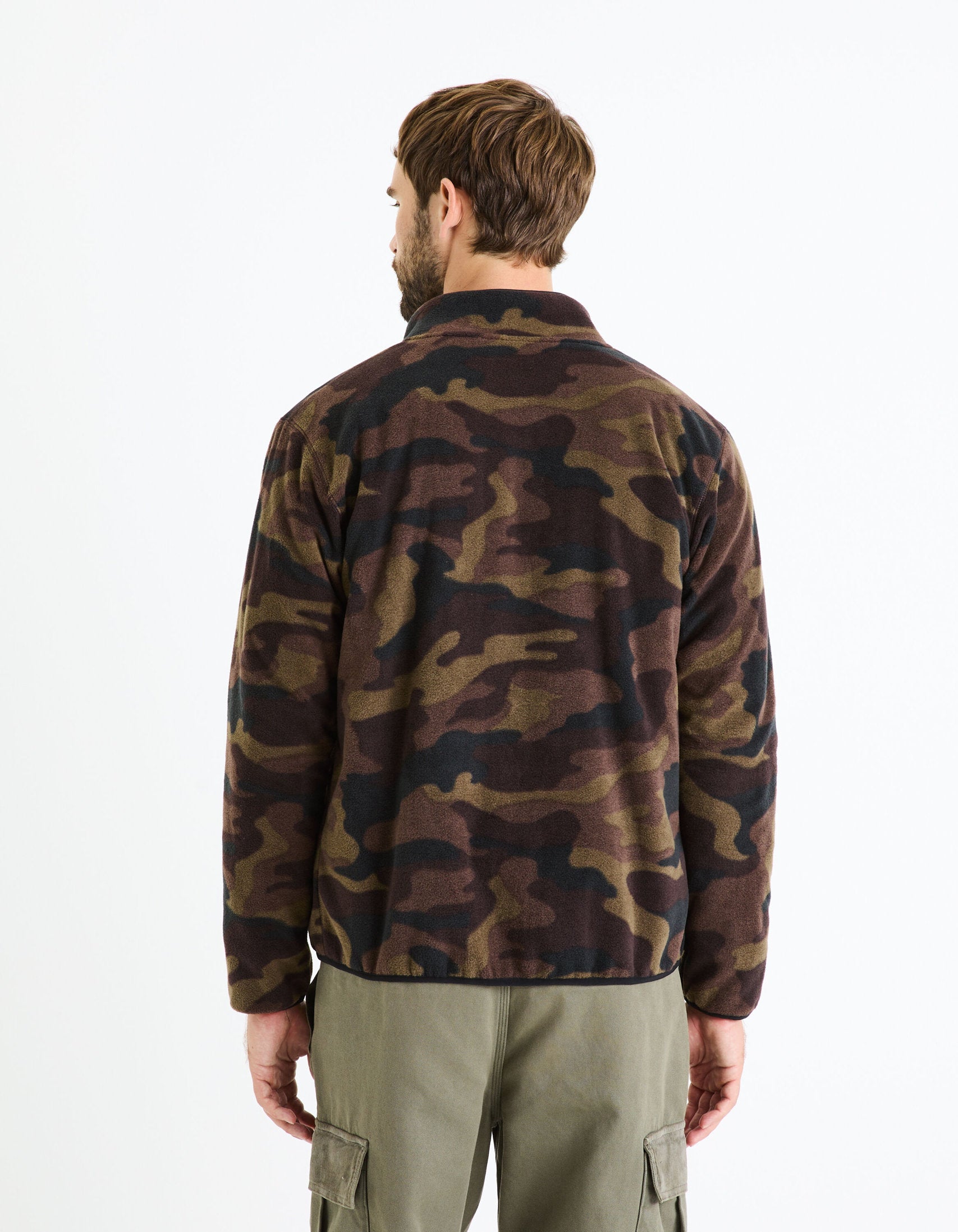 Zip-Up Sweatshirt - Black_FECAMO_BLACK_04