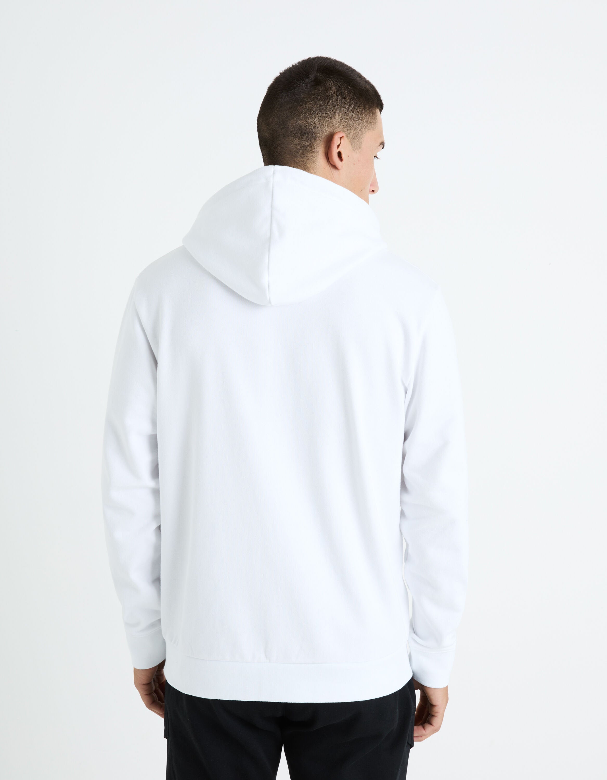 100% Cotton Hoodie - White_FEINSERT_OPTICAL WHITE_04