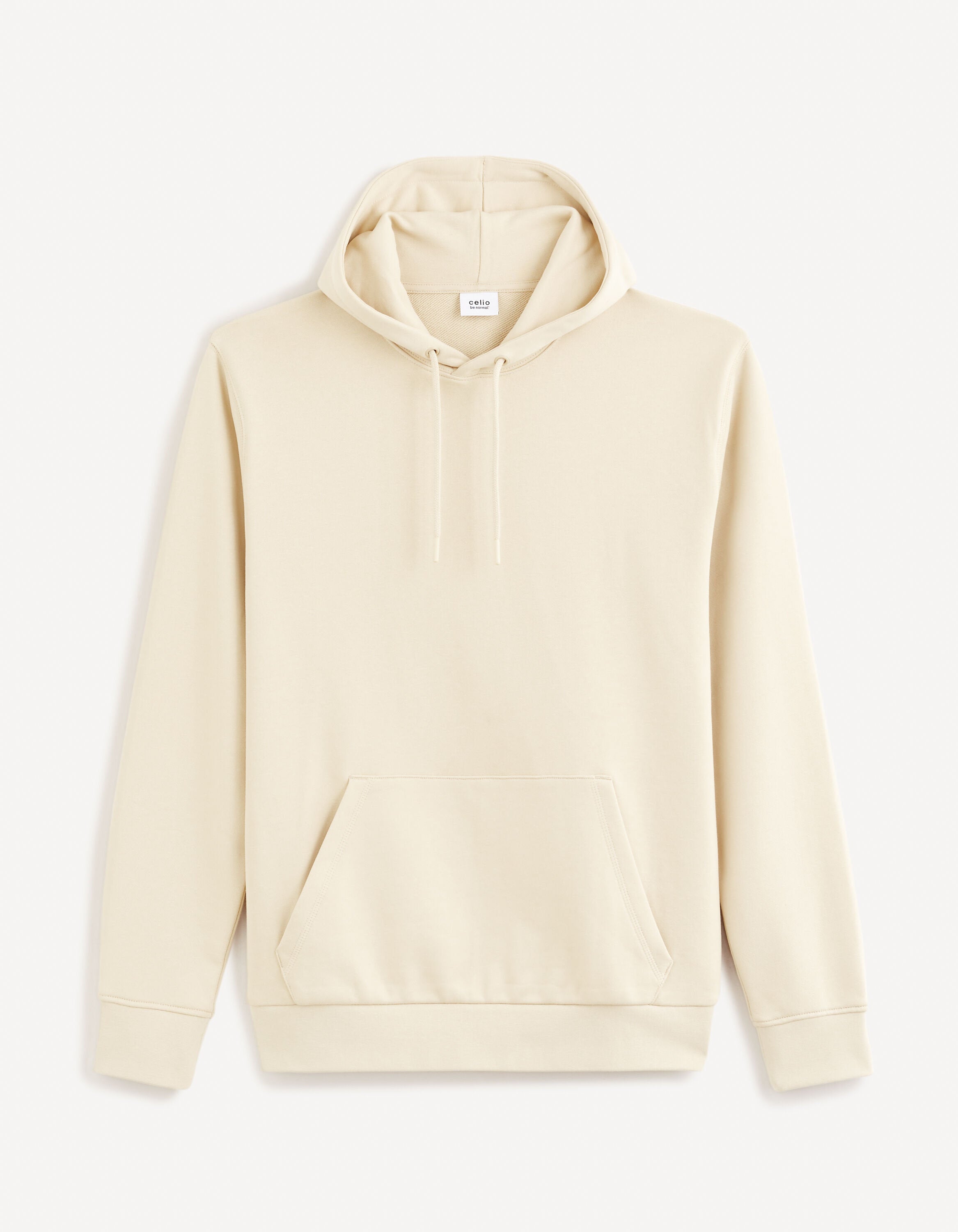 100% Cotton Hoodie_FESIX_BEIGE_01