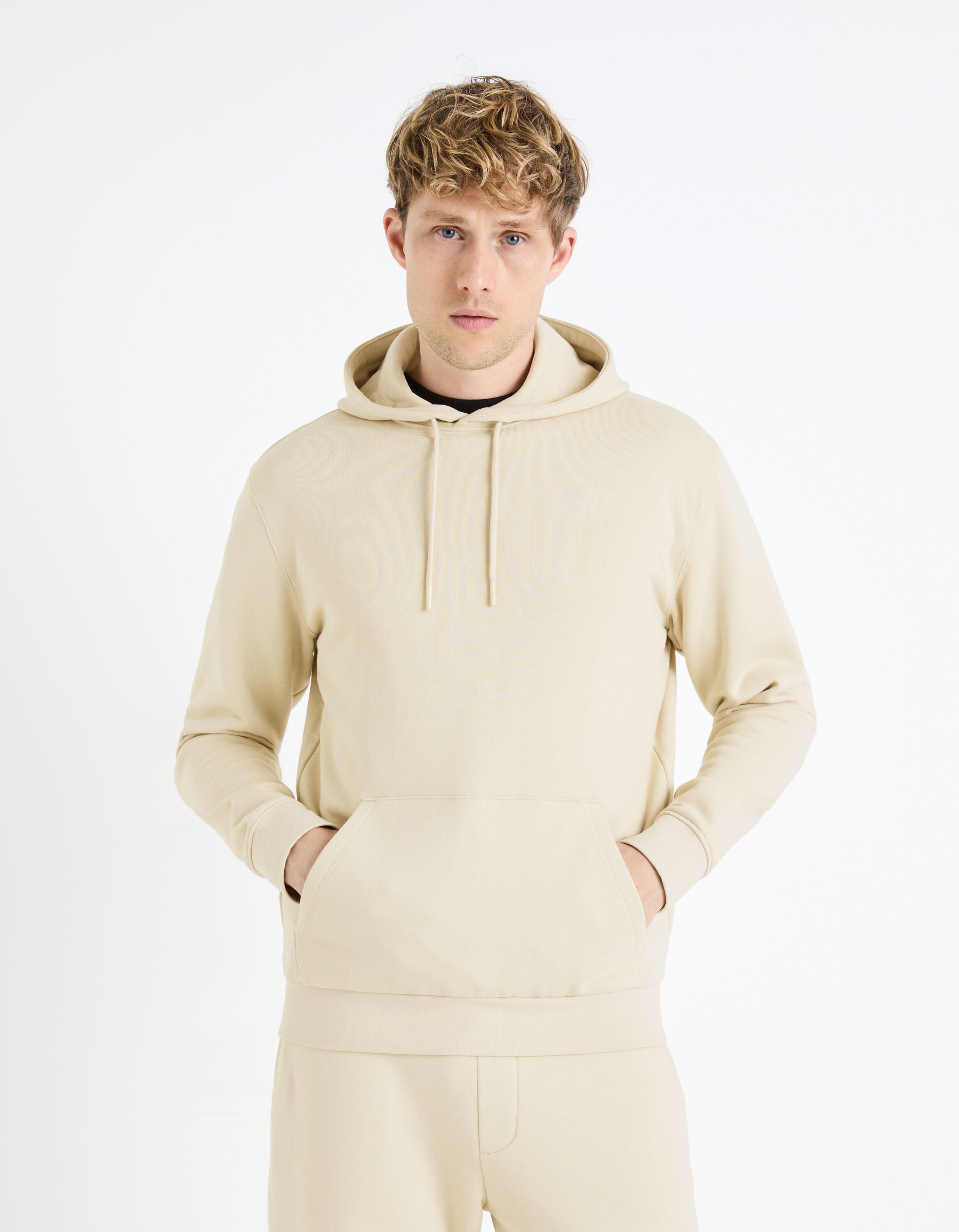 100% Cotton Hoodie_FESIX_BEIGE_03