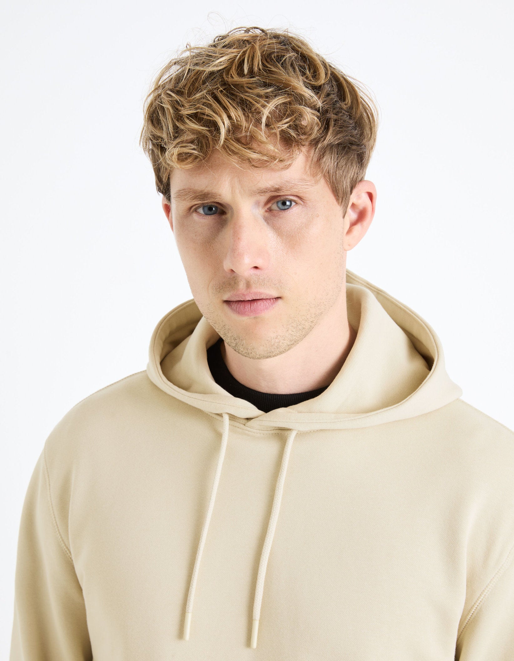 100% Cotton Hoodie_FESIX_BEIGE_05