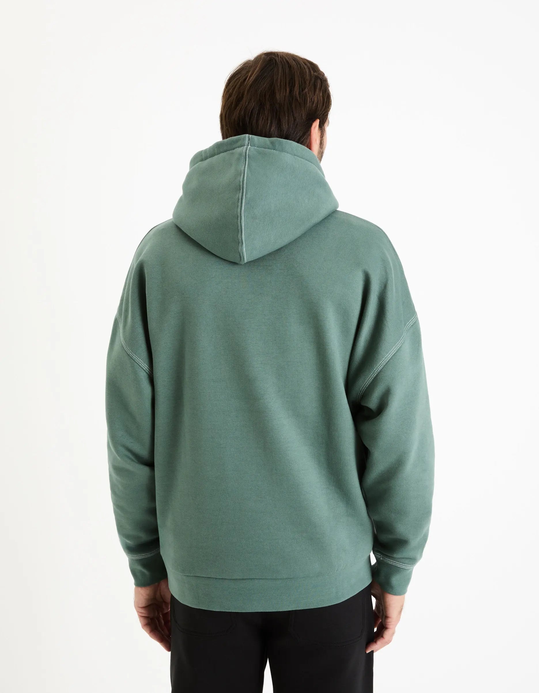 Cotton Blend Hoodie_FESTITCHO_LICHEN GREEN_04