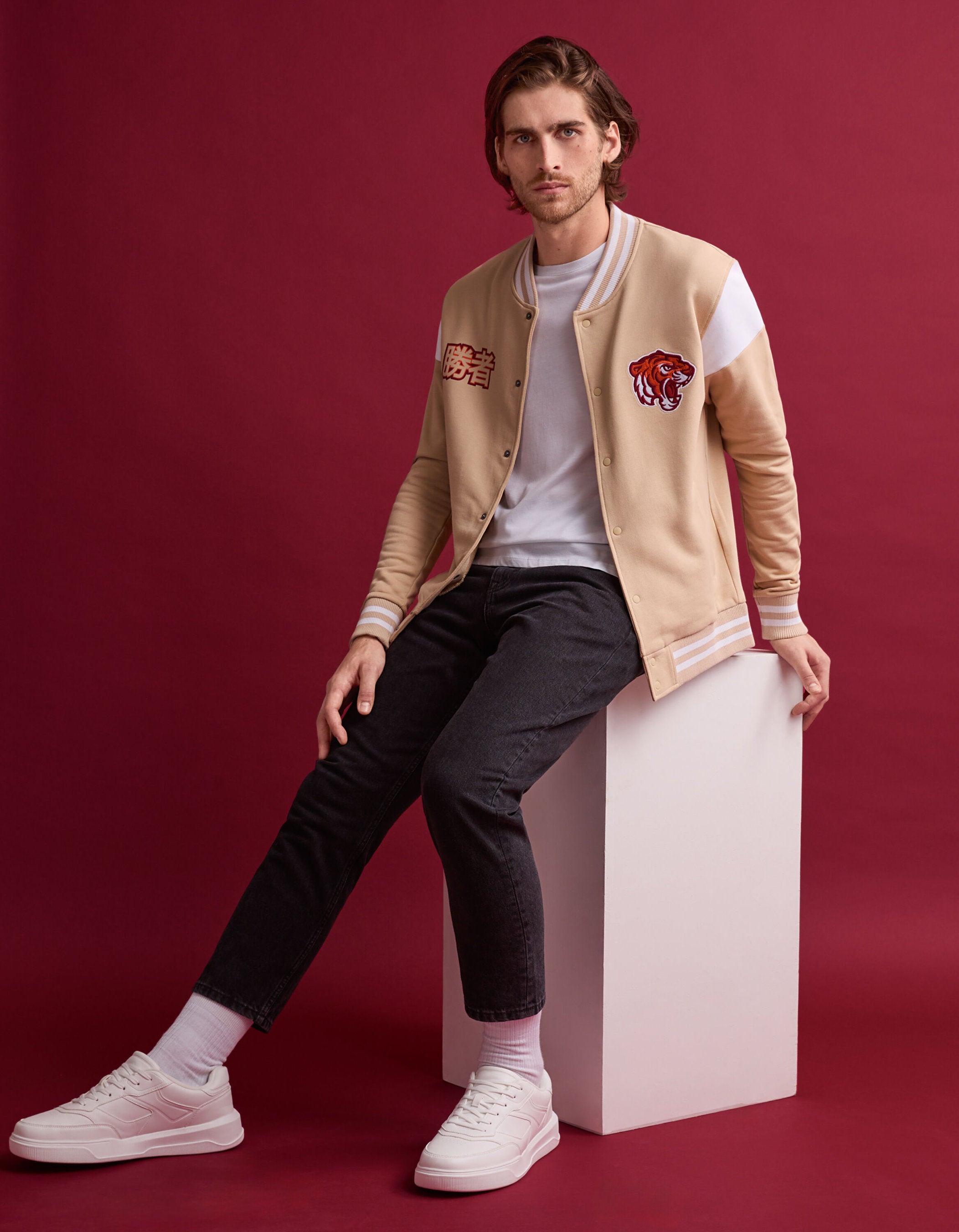100% Cotton Teddy Jacket_FESTRANGER_BEIGE_06