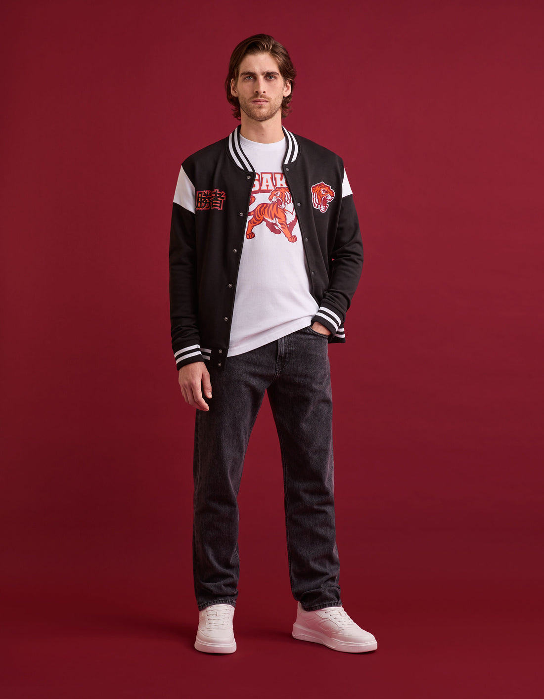 100% Cotton Teddy Jacket_FESTRANGER_BLACK_02