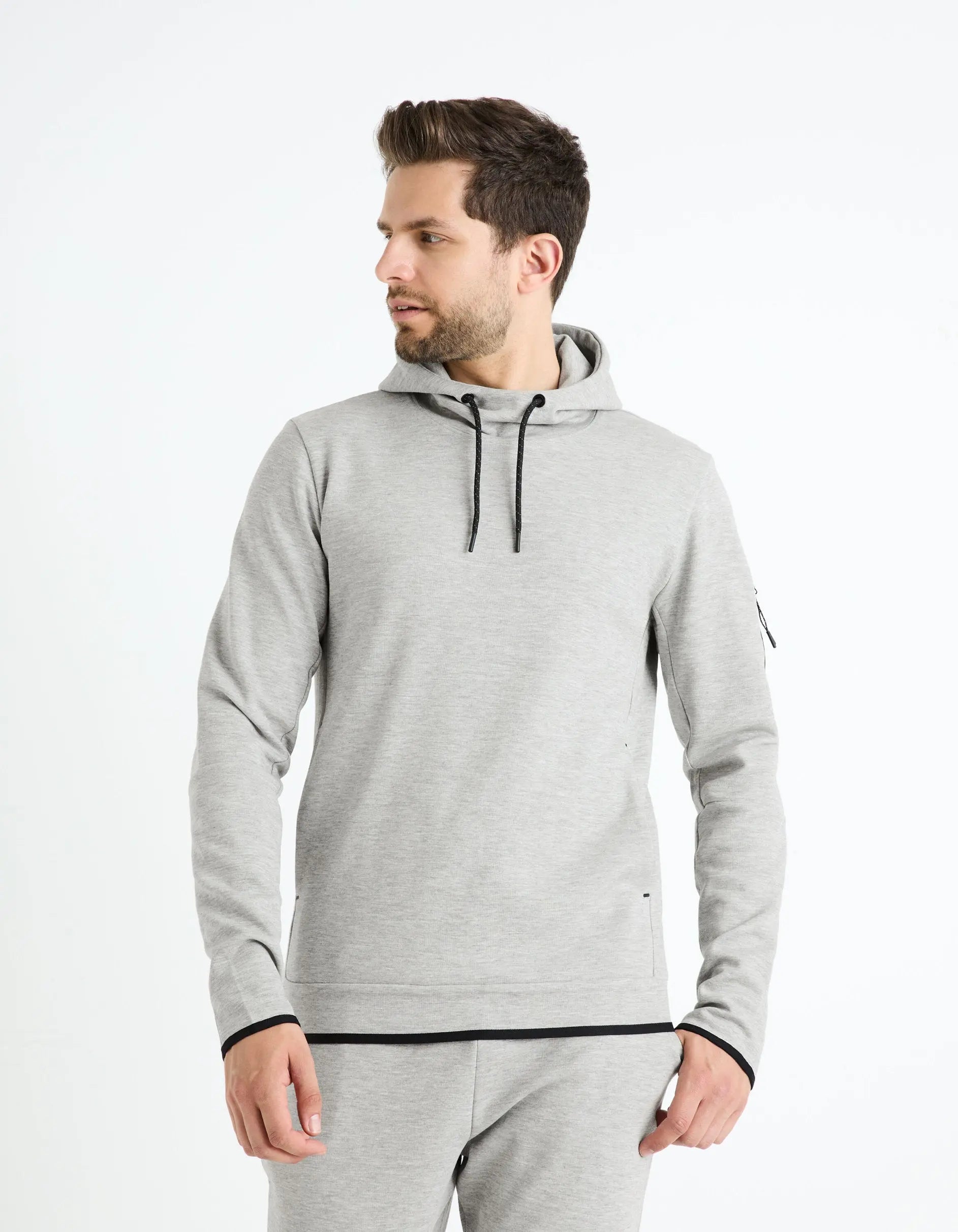 Cotton Blend Hoodie_FEYOKEHOOD_GREY_03