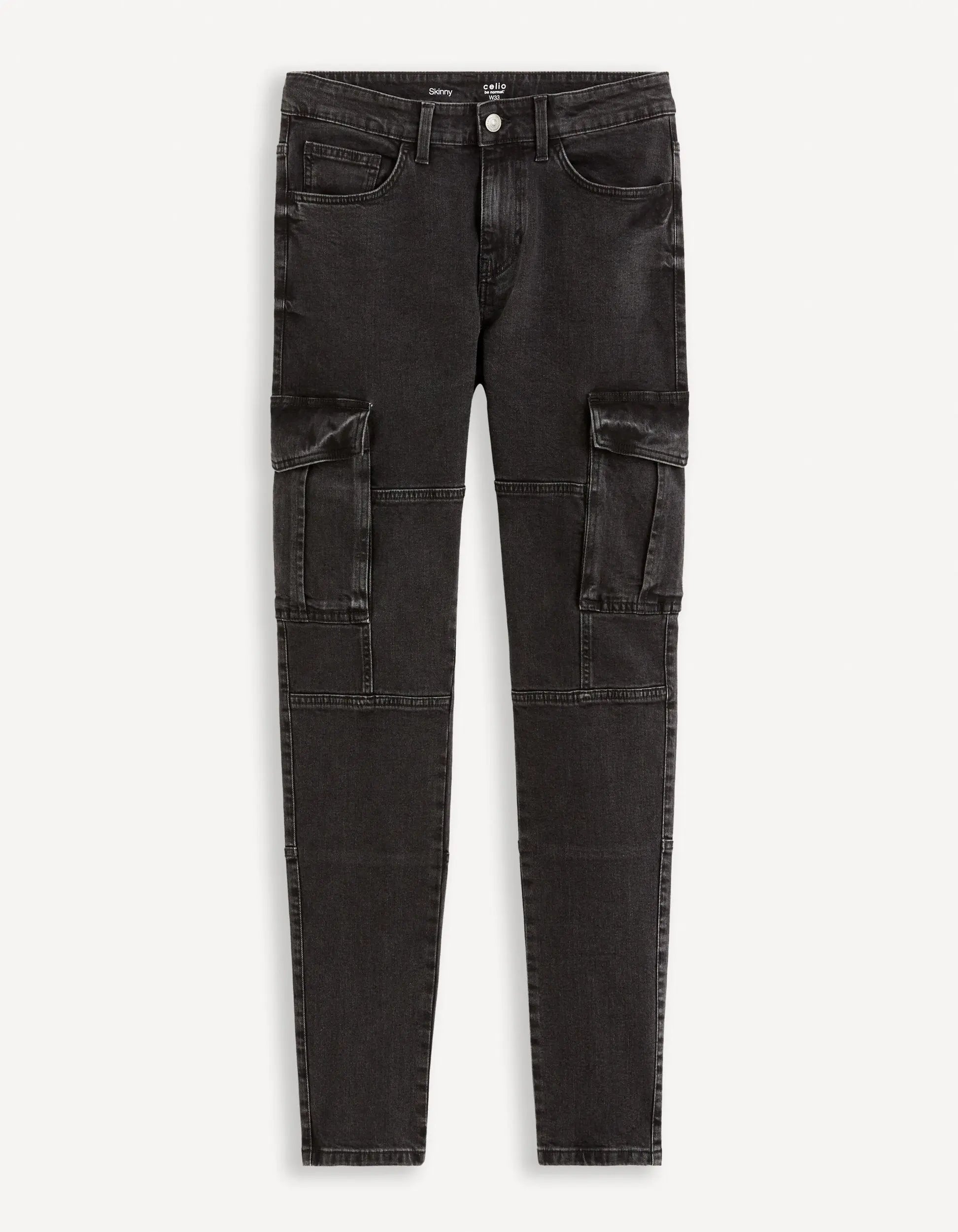 C45 Stretch Skinny Jeans_FOCODY_NOIR_01