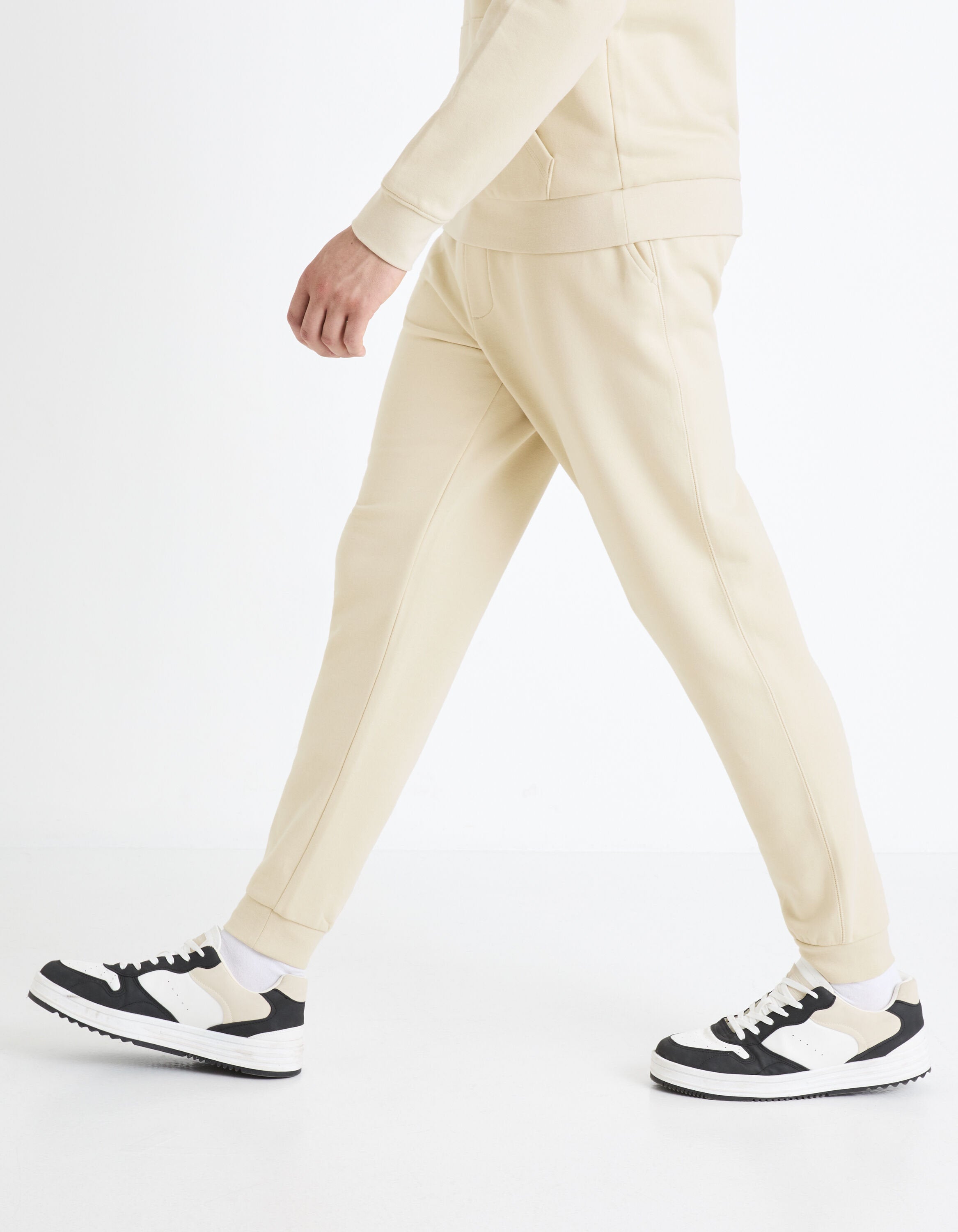 100% Cotton Jogging Pants_FOJOGGIE_BEIGE_05
