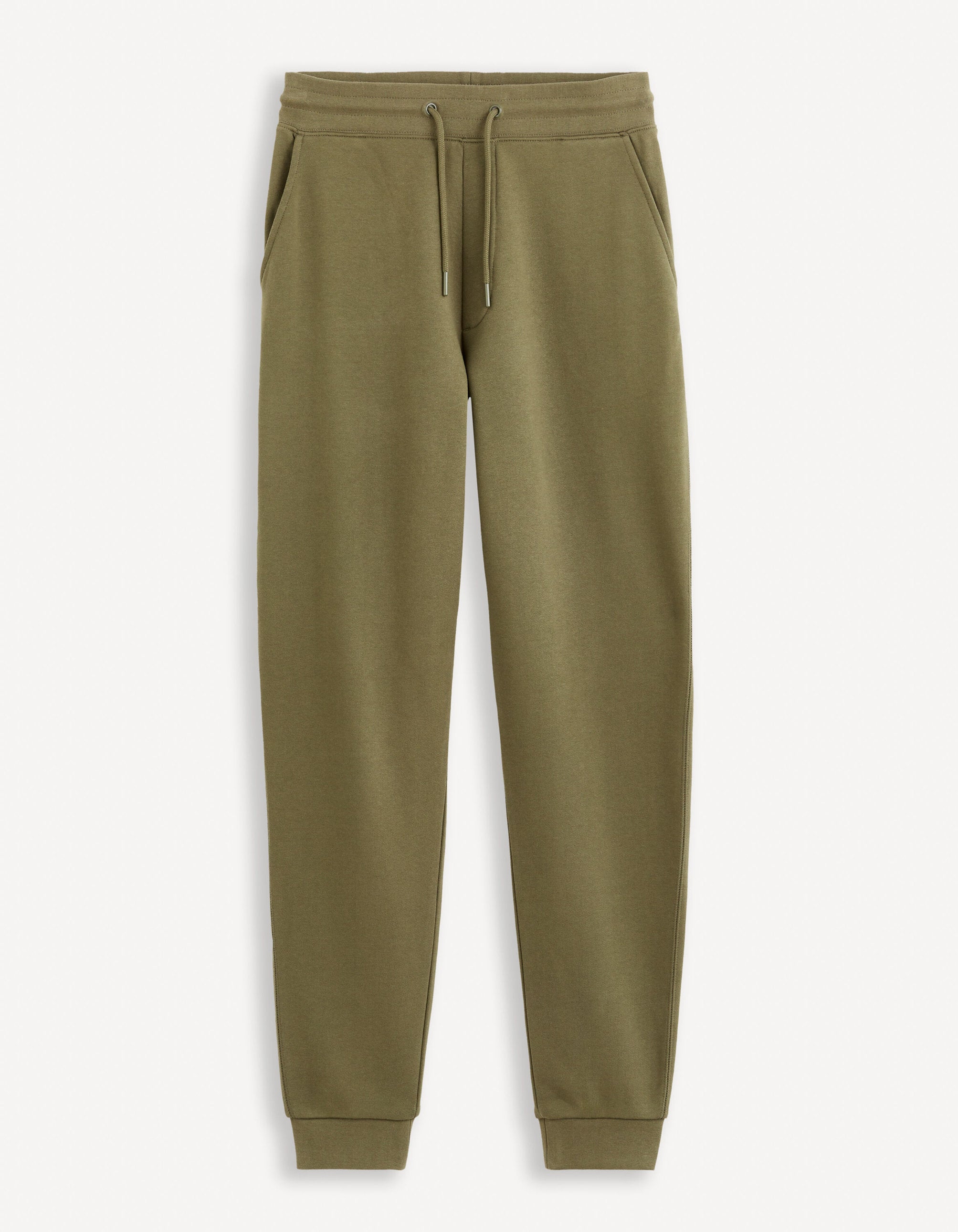 100% Cotton Jogging Pants_FOJOGGIE_KHAKI_01