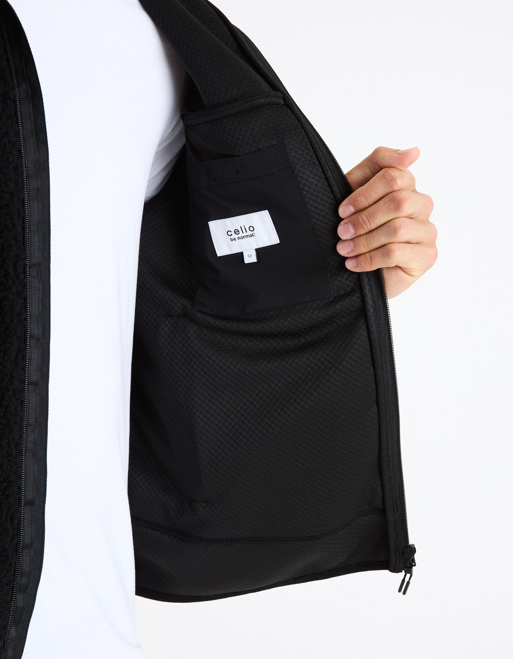 Sherpa Jacket With Stand-Up Collar_FUCURLY_BLACK_05